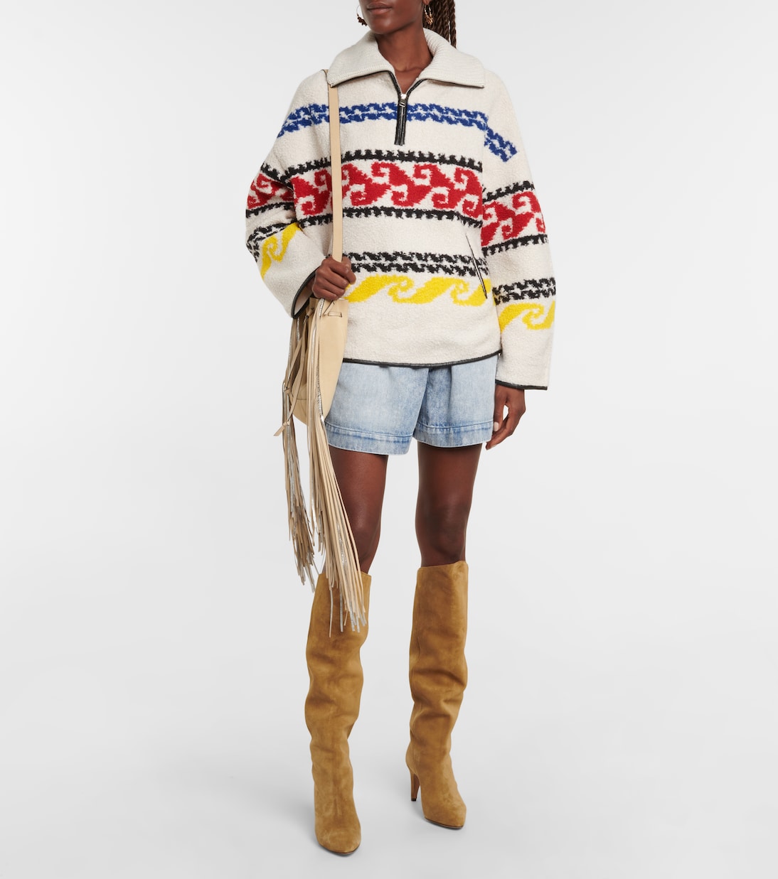 Lispa suede knee-high boots | Isabel Marant