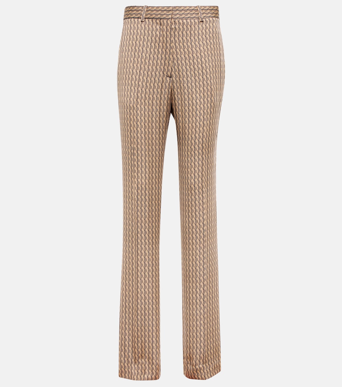 Bedruckte High-Rise-Hose | Victoria Beckham