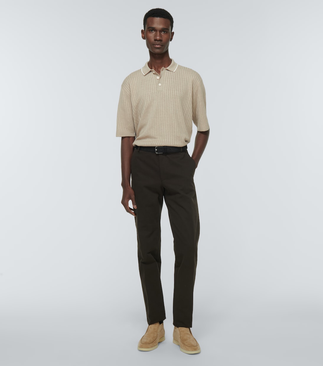 Polohemd aus Leinen | Loro Piana