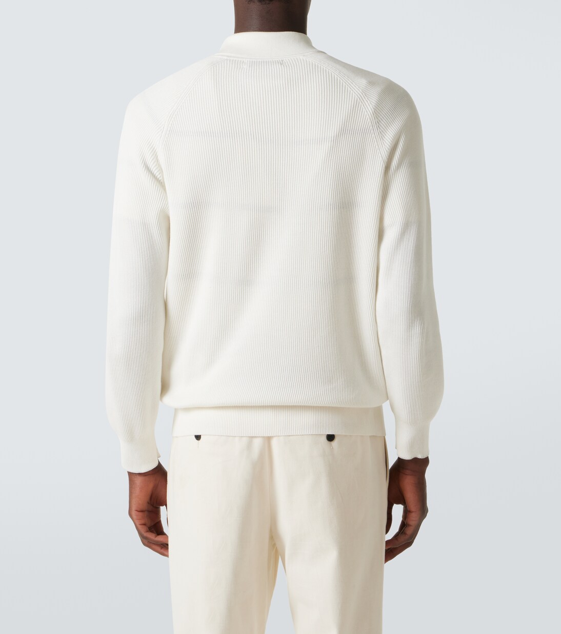 Cotton polo sweater | Brunello Cucinelli