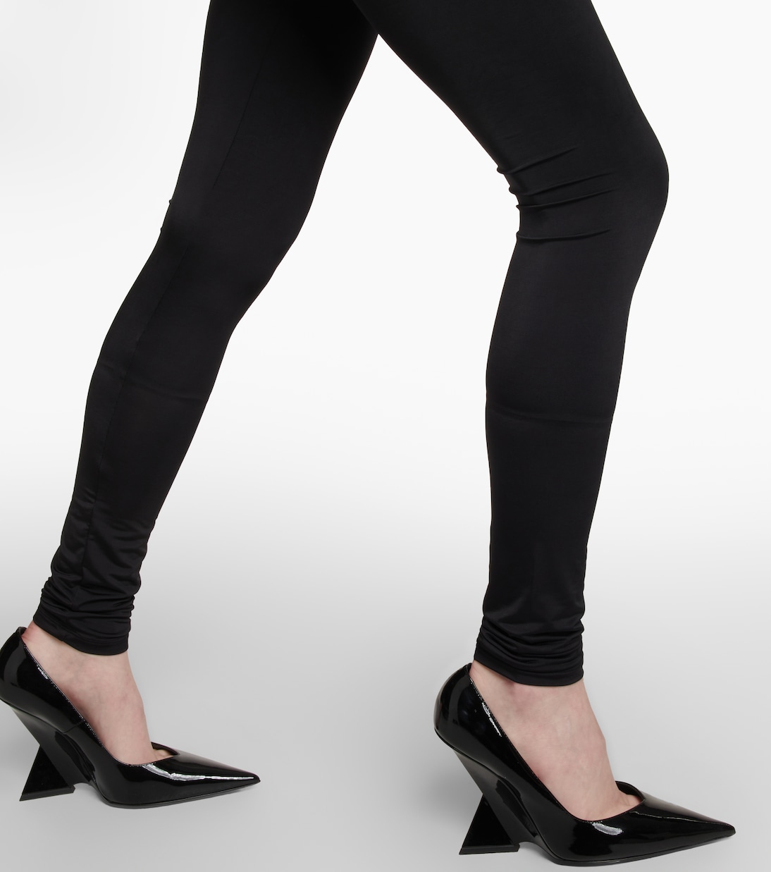 Ruby halterneck high-rise slim pants | The Attico