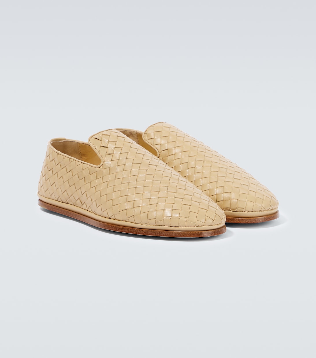 Slip-Ons Intrecciato aus Leder | Bottega Veneta