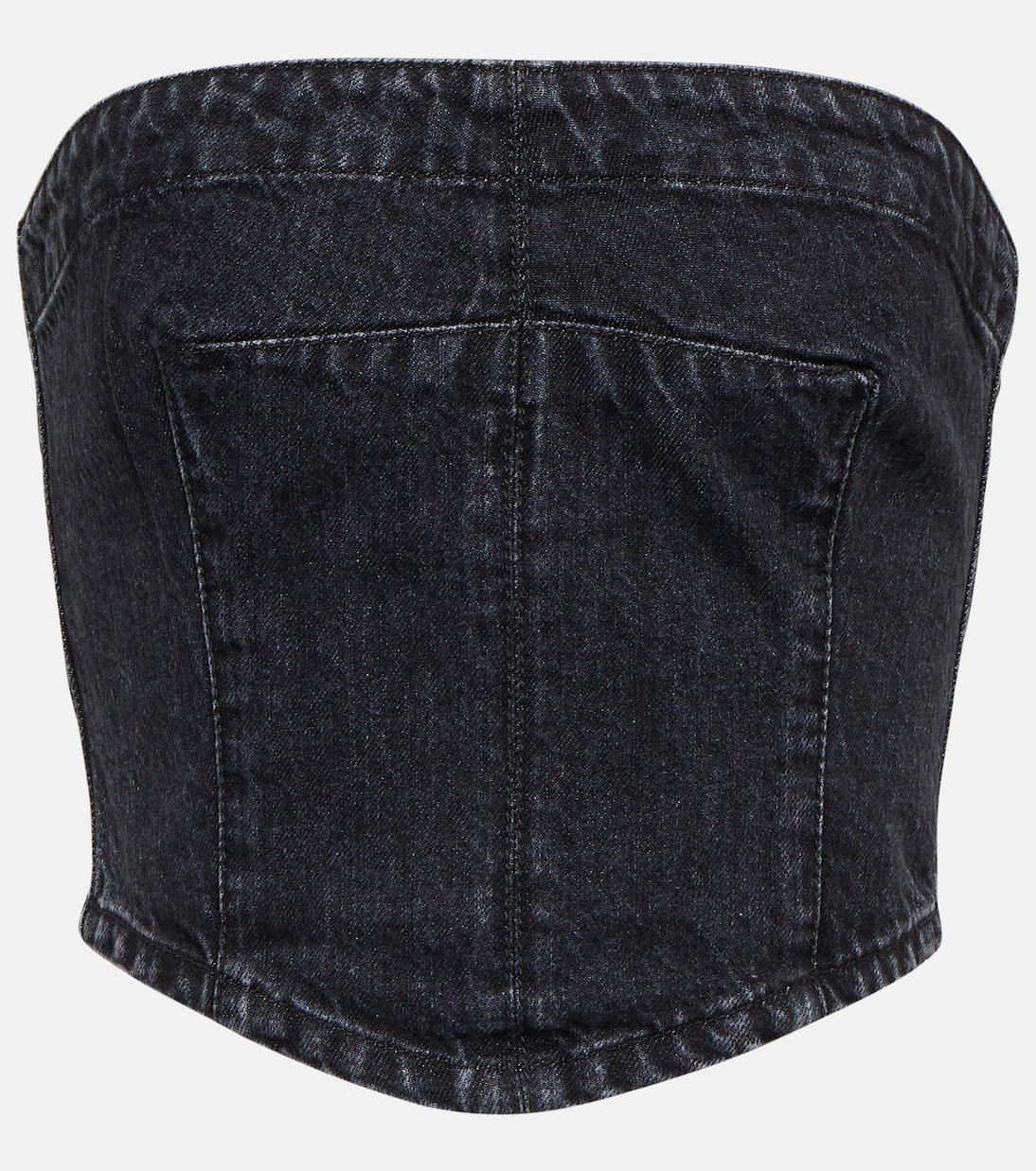 Bustier-Top aus Denim | Stella McCartney