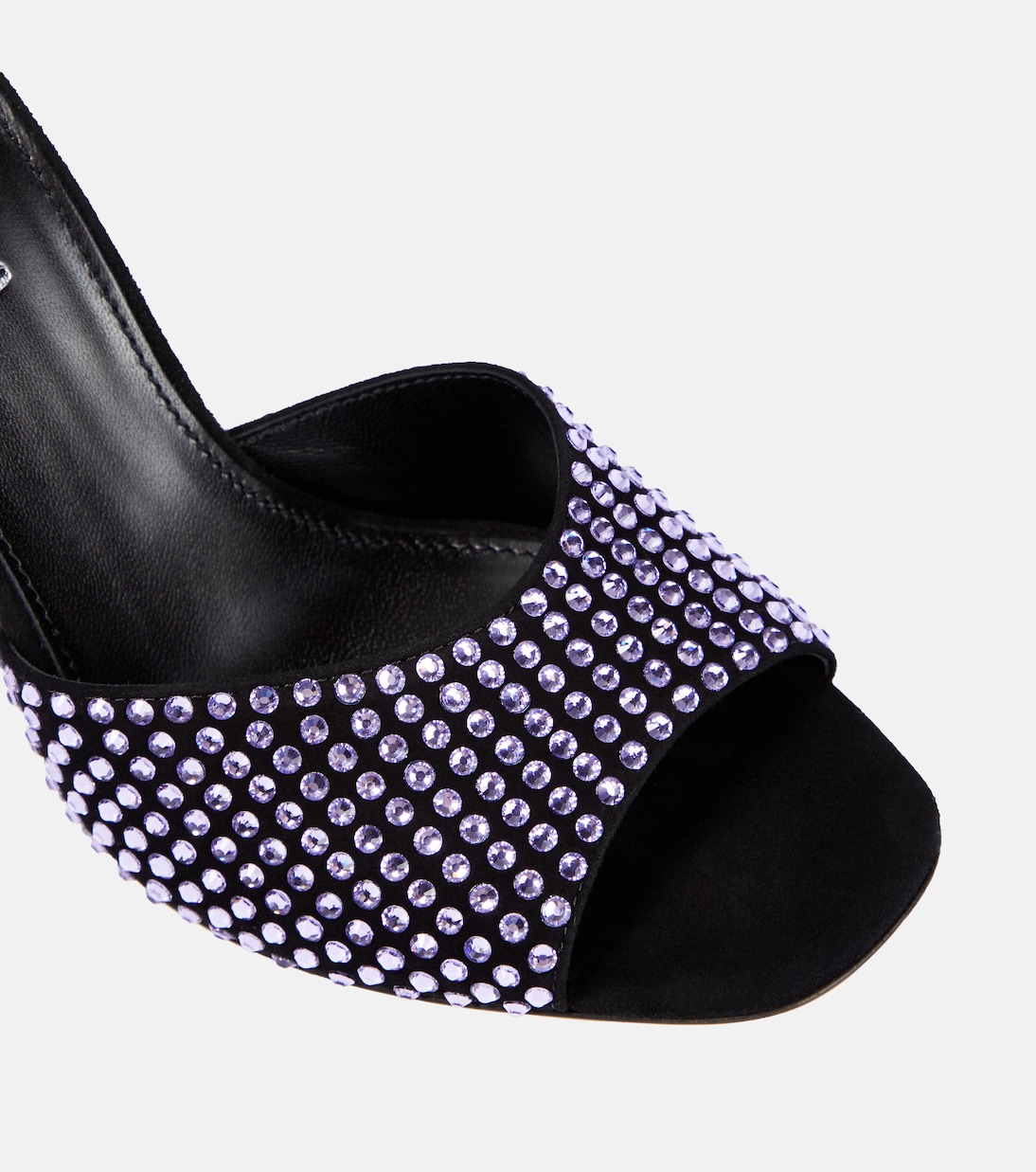 Holly Anja embellished suede mules | Paris Texas