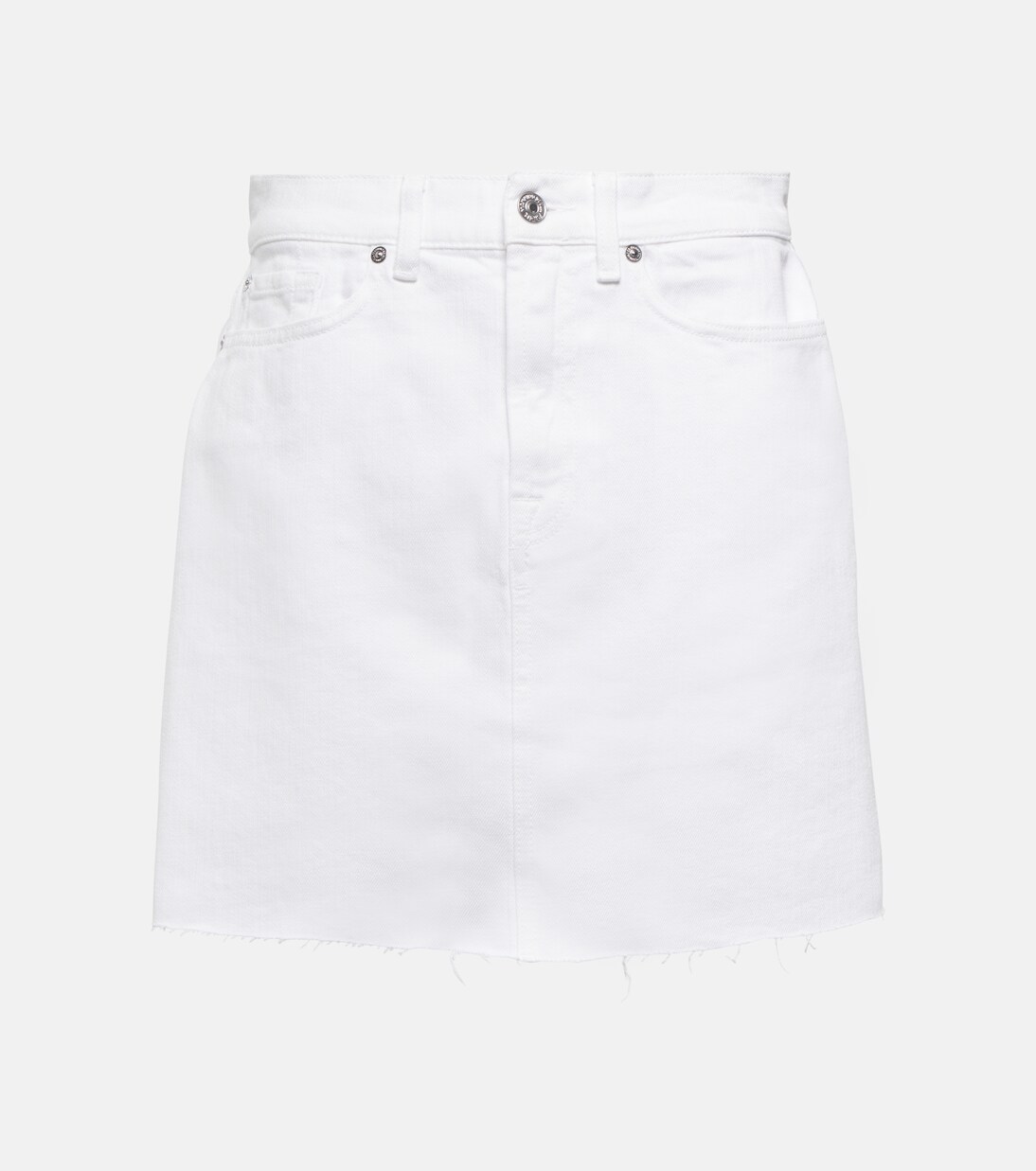 Mia mid-rise denim miniskirt | 7 For All Mankind
