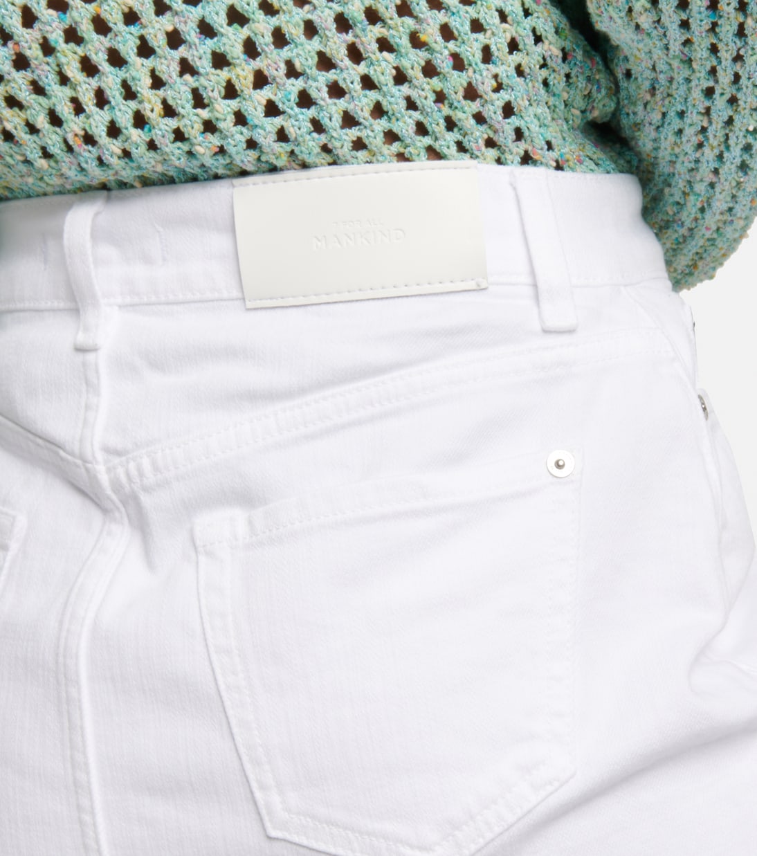Mia mid-rise denim miniskirt | 7 For All Mankind