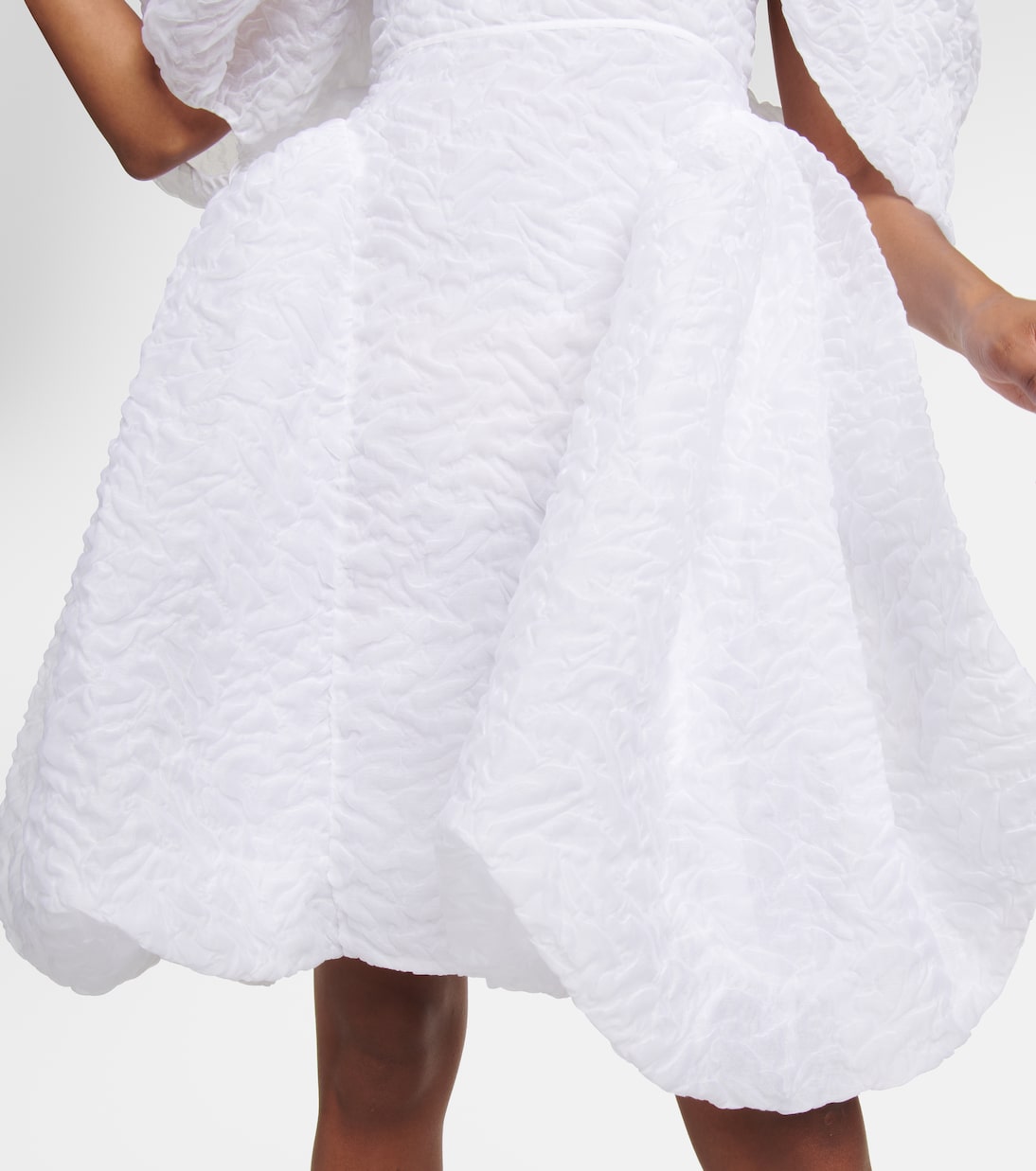 Snow draped cotton-blend minidress | Cecilie Bahnsen