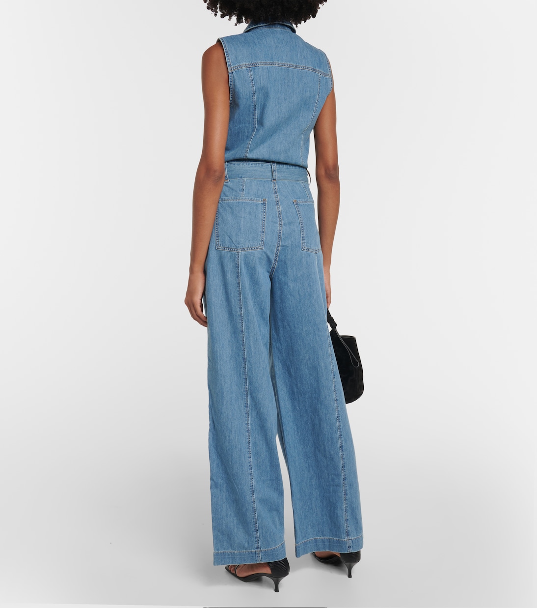 Mono ancho en denim | Frame
