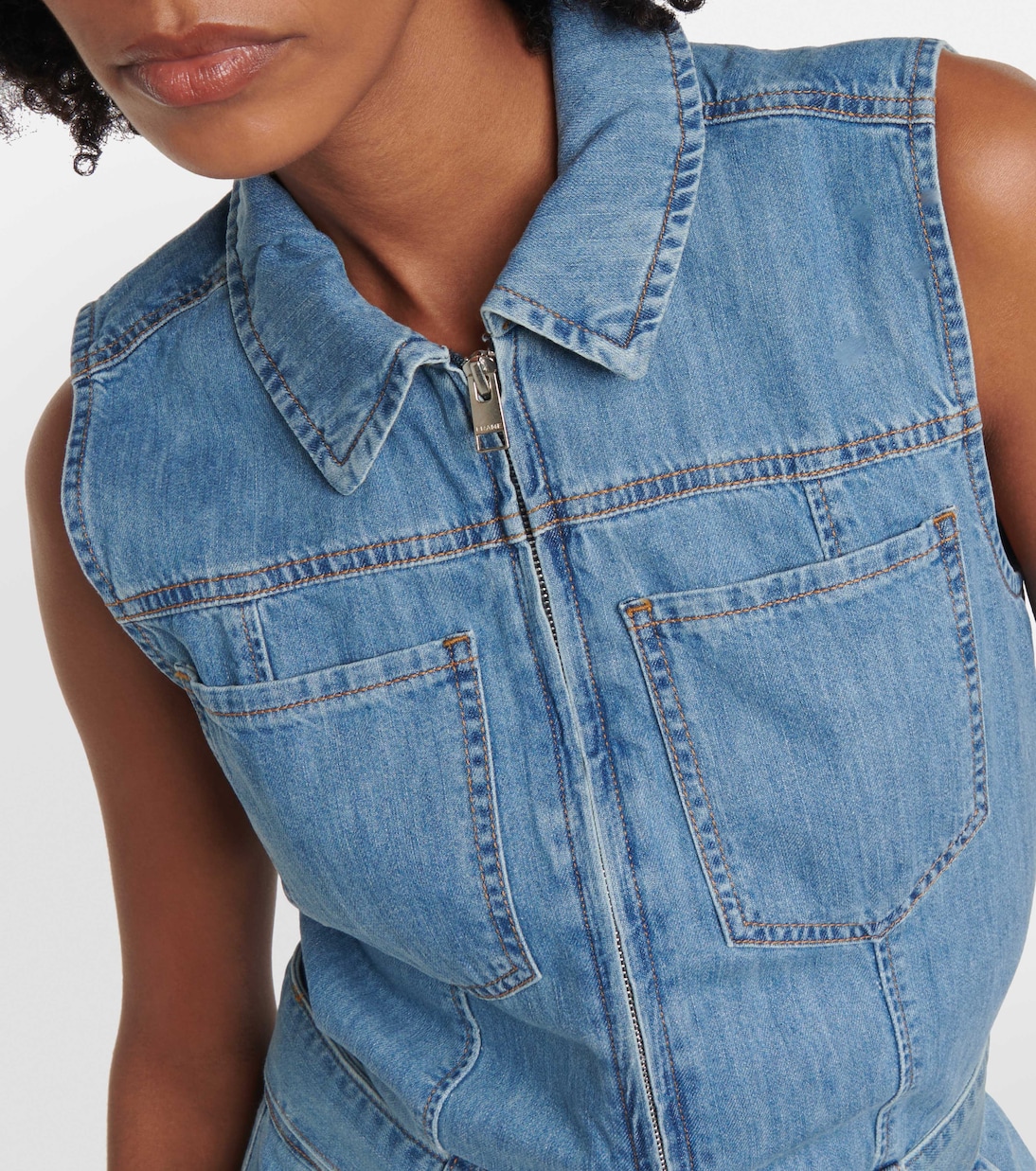 Mono ancho en denim | Frame
