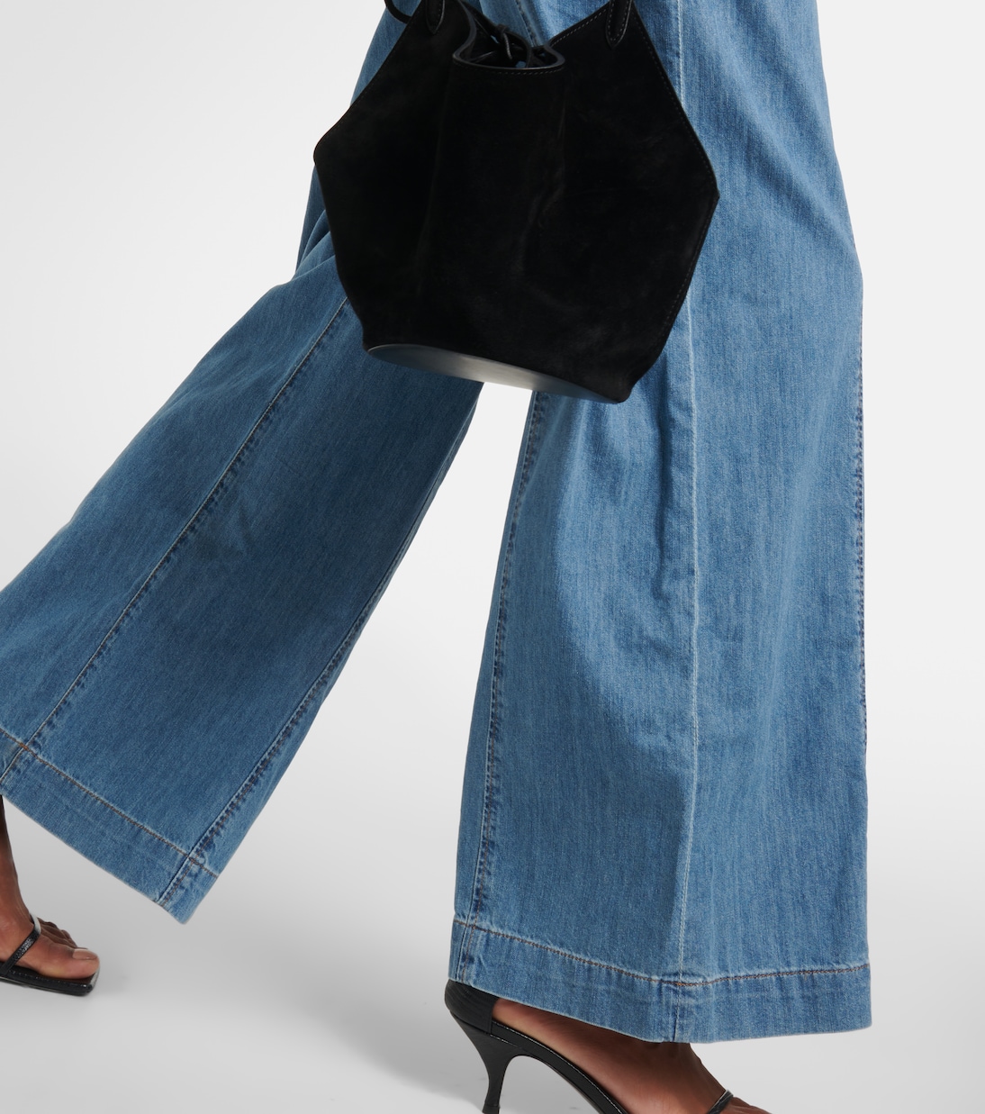 Mono ancho en denim | Frame