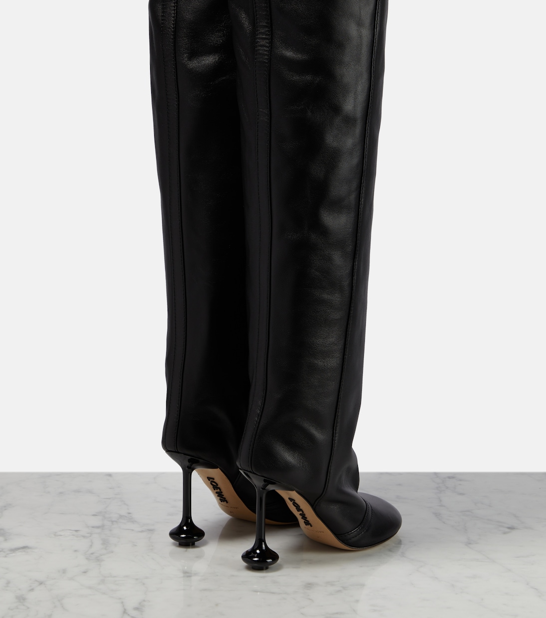 Toy leather over-the-knee boots | Loewe