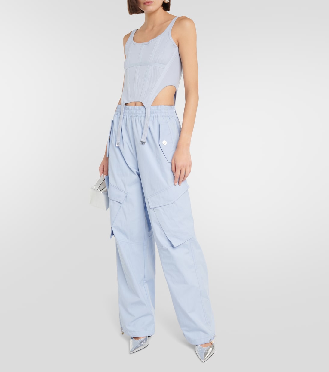 Pantalon cargo ample à taille basse | Dion Lee