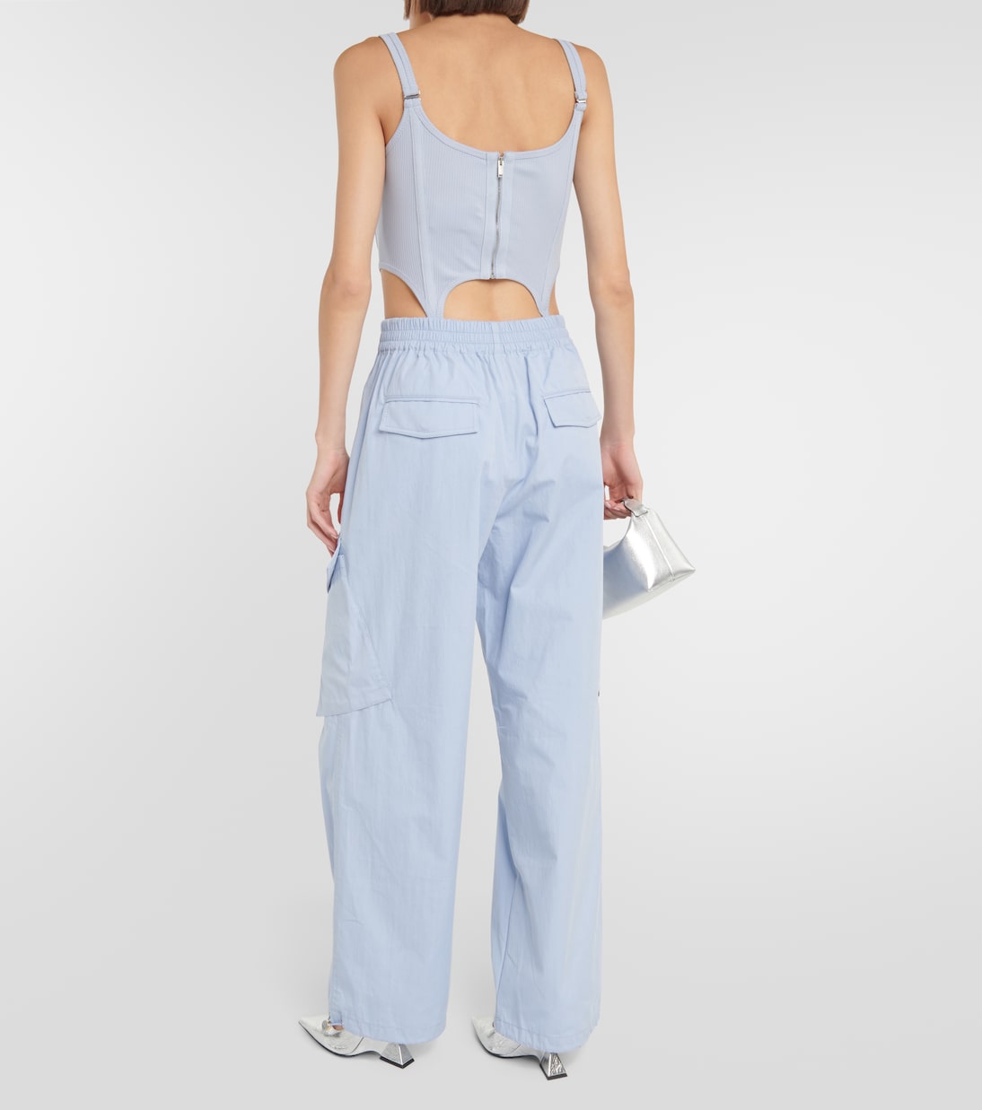 Pantalon cargo ample à taille basse | Dion Lee