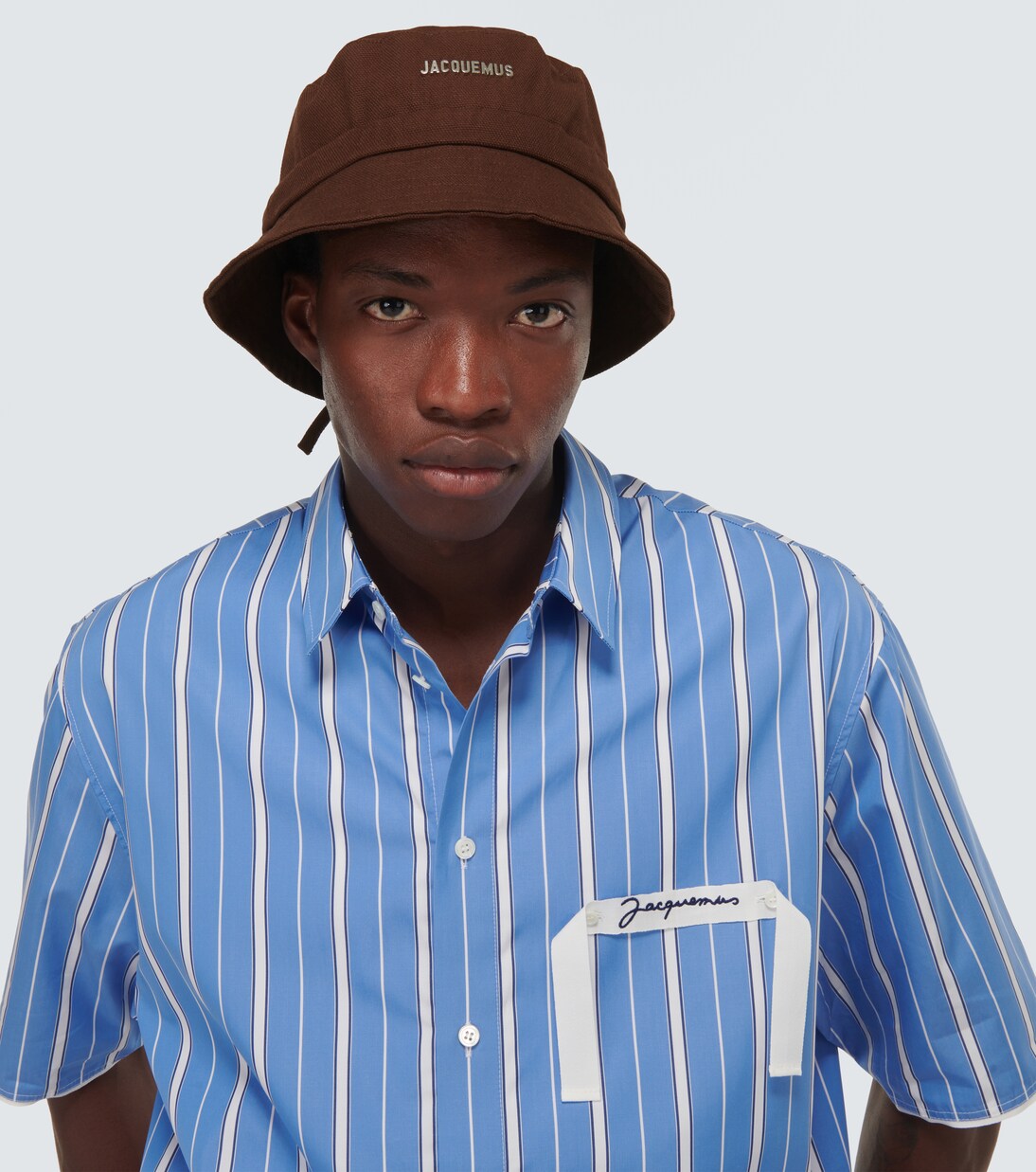 Cappello da pescatore in canvas di cotone con logo | Jacquemus