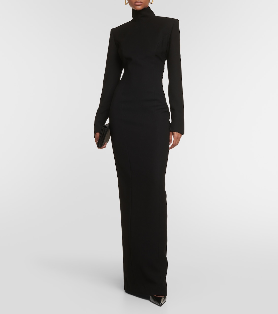 Cutout crêpe maxi dress | Mônot