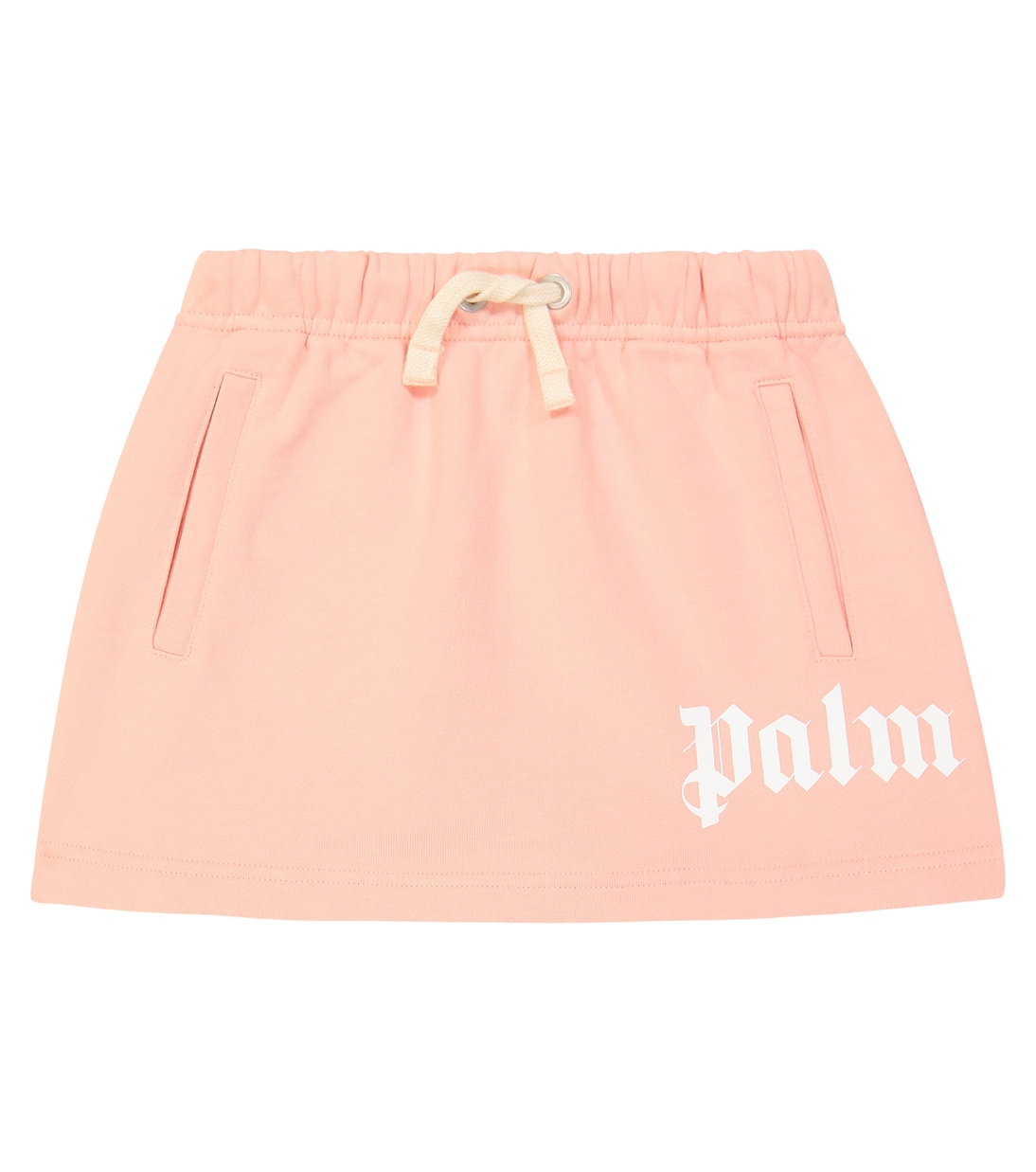 Gonna in jersey di cotone con logo | Palm Angels Kids