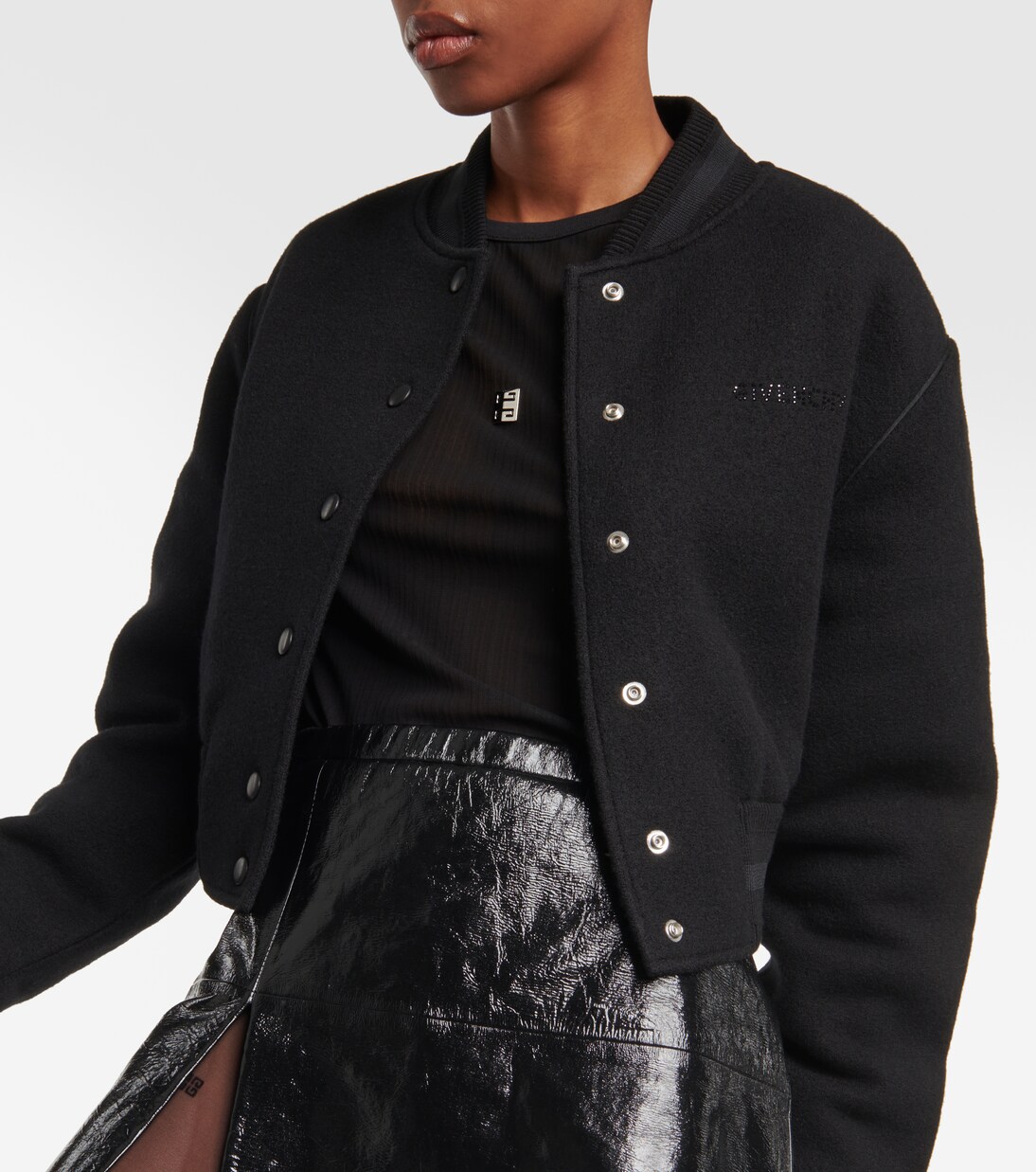 Chaqueta Corta de Lana con Detalles 4G de Givenchy para Jóvenes