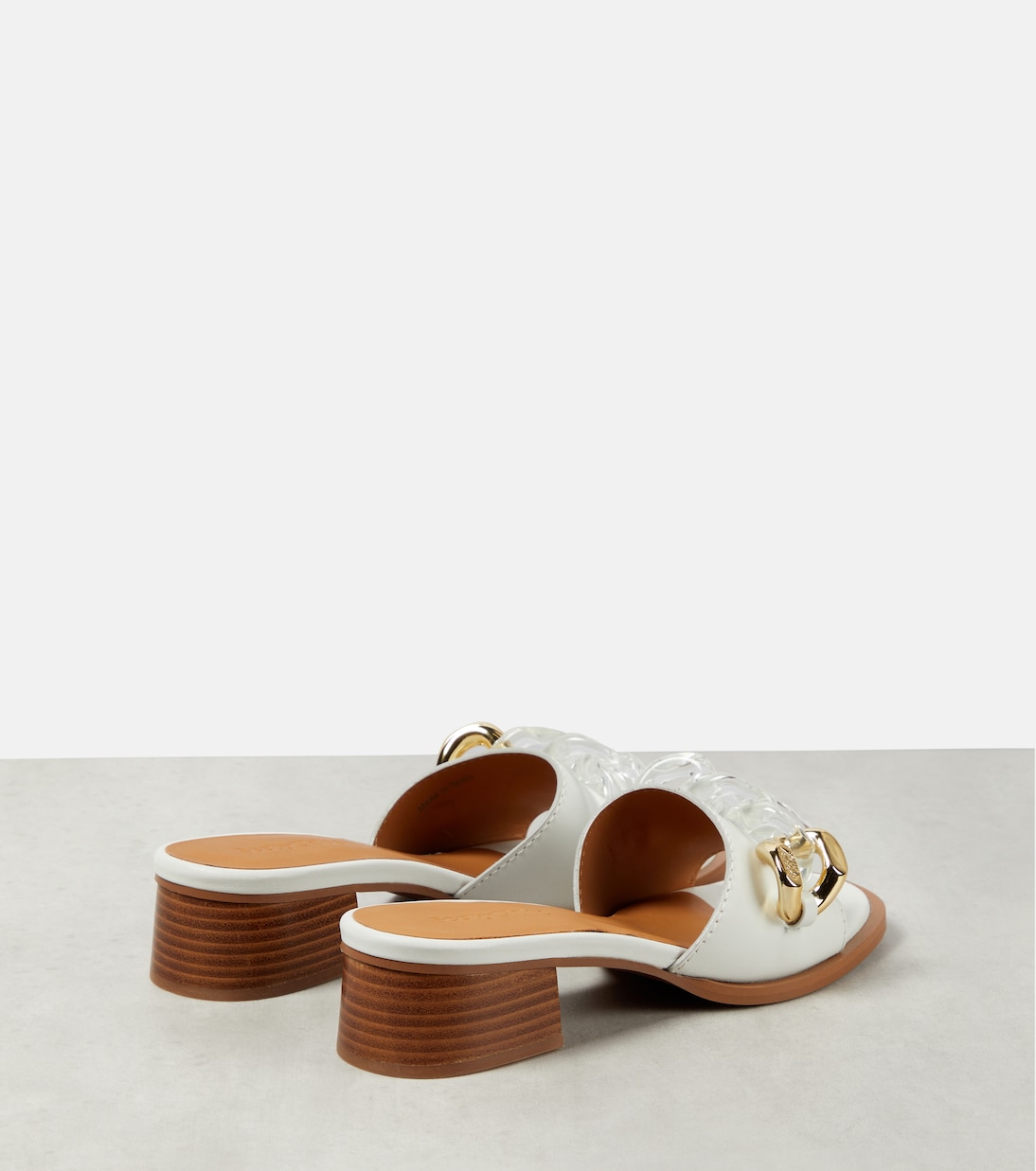 Verzierte Pantoletten aus Leder | See By Chloé
