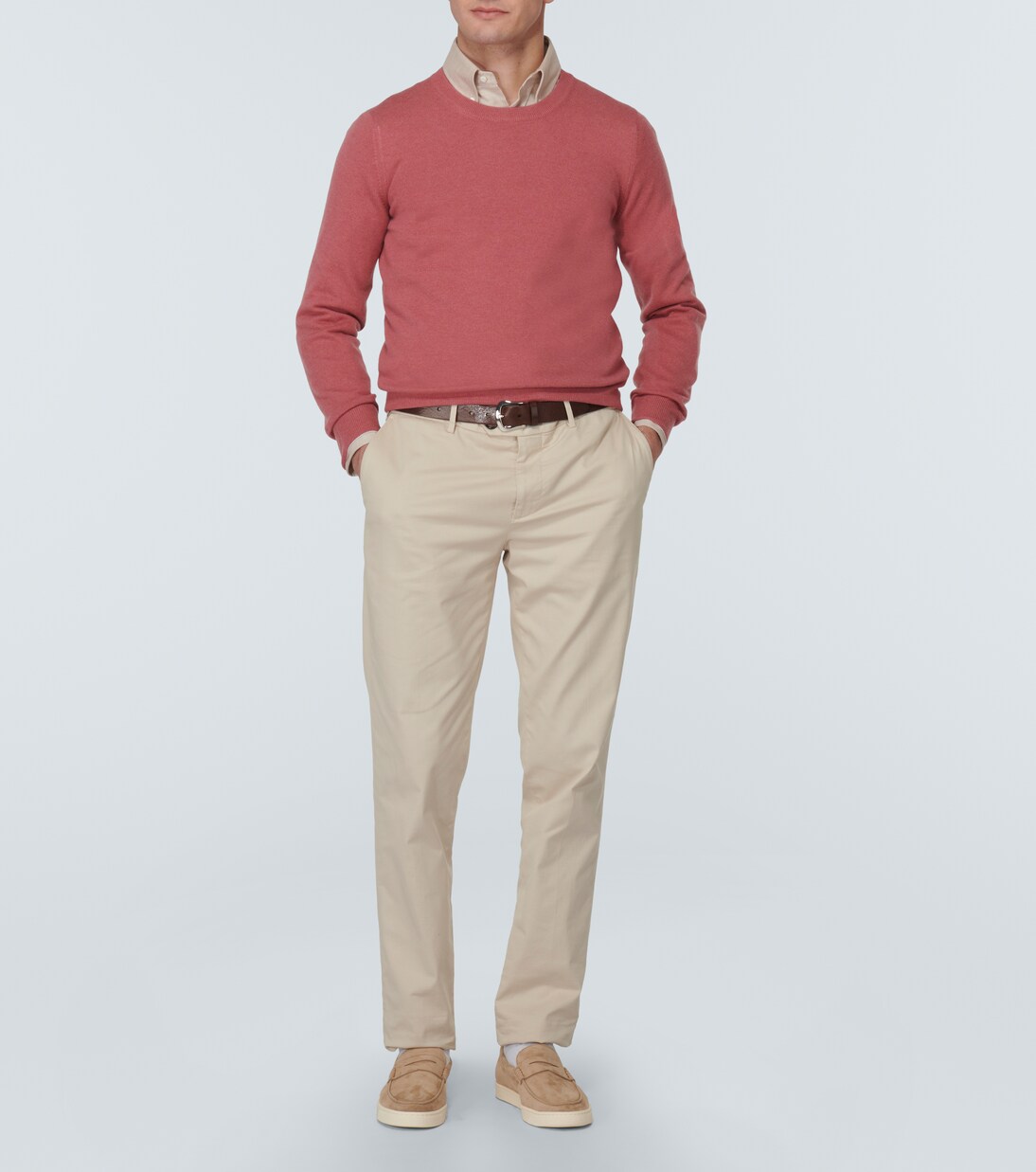 Loafers aus Veloursleder | Brunello Cucinelli