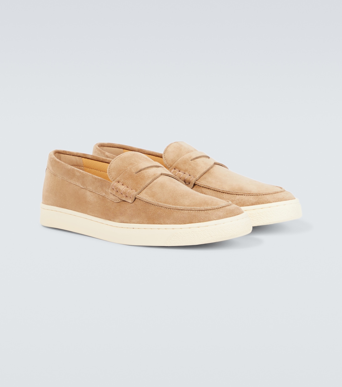 Loafers aus Veloursleder | Brunello Cucinelli