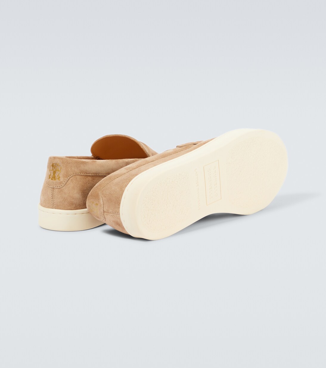 Loafers aus Veloursleder | Brunello Cucinelli