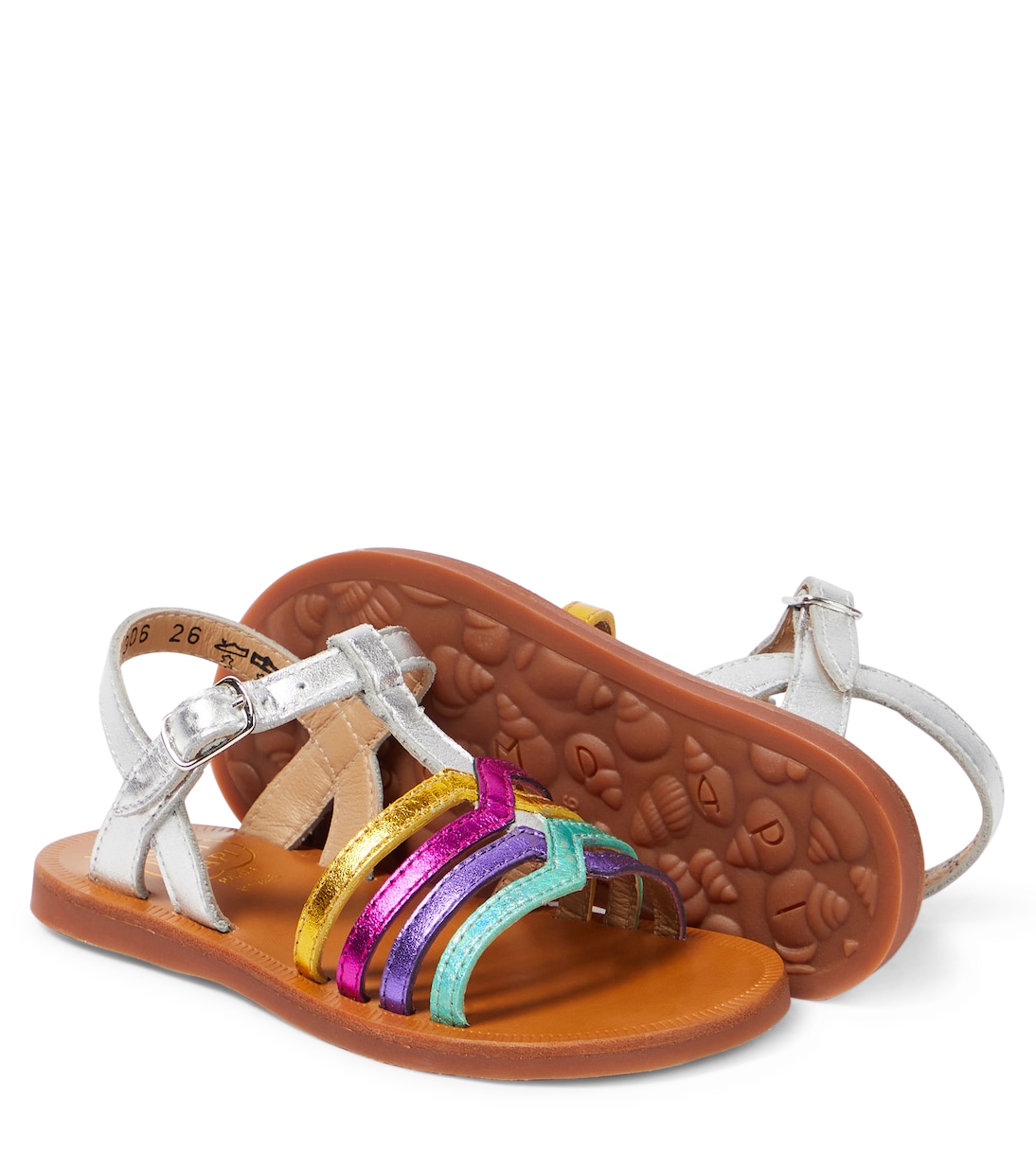 Sandali Plagette New Salome in pelle | Pom d'Api