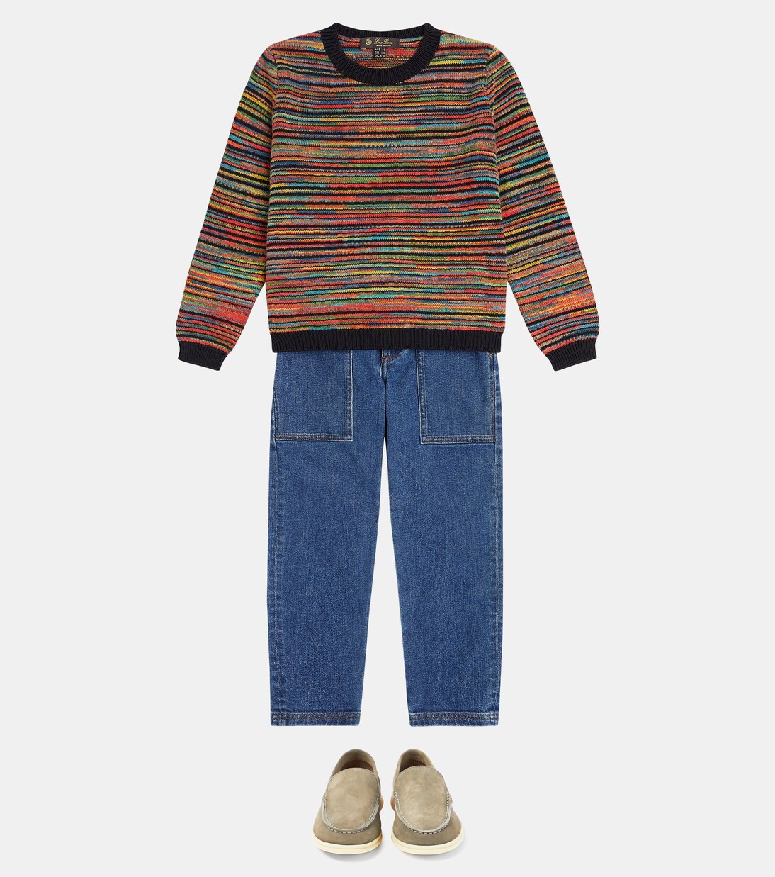 Pullover aus Kaschmir, Wolle und Baumwolle | Loro Piana Kids