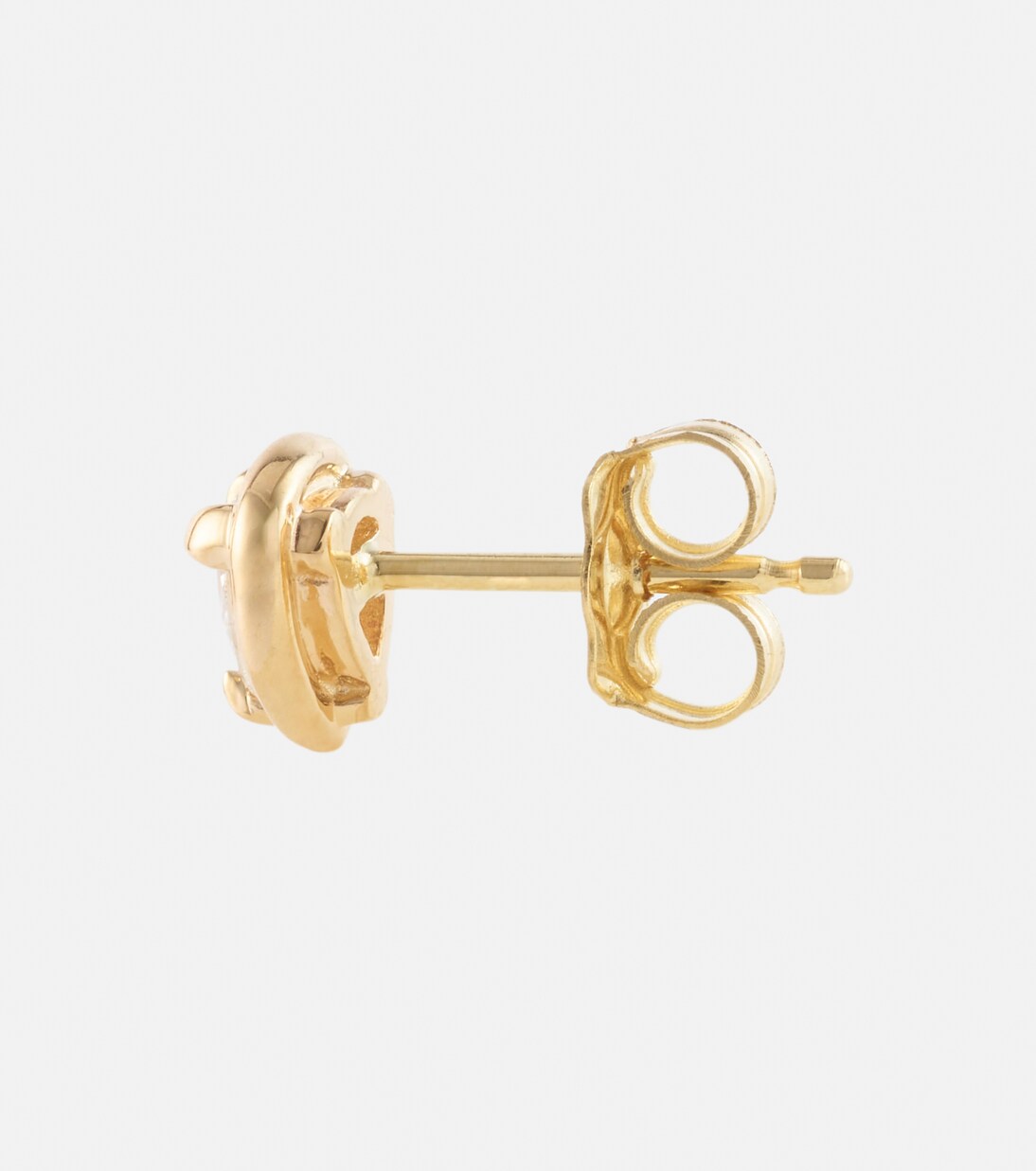Orecchini in oro 14kt con diamanti e pietre natalizie, design moderno per giovani
