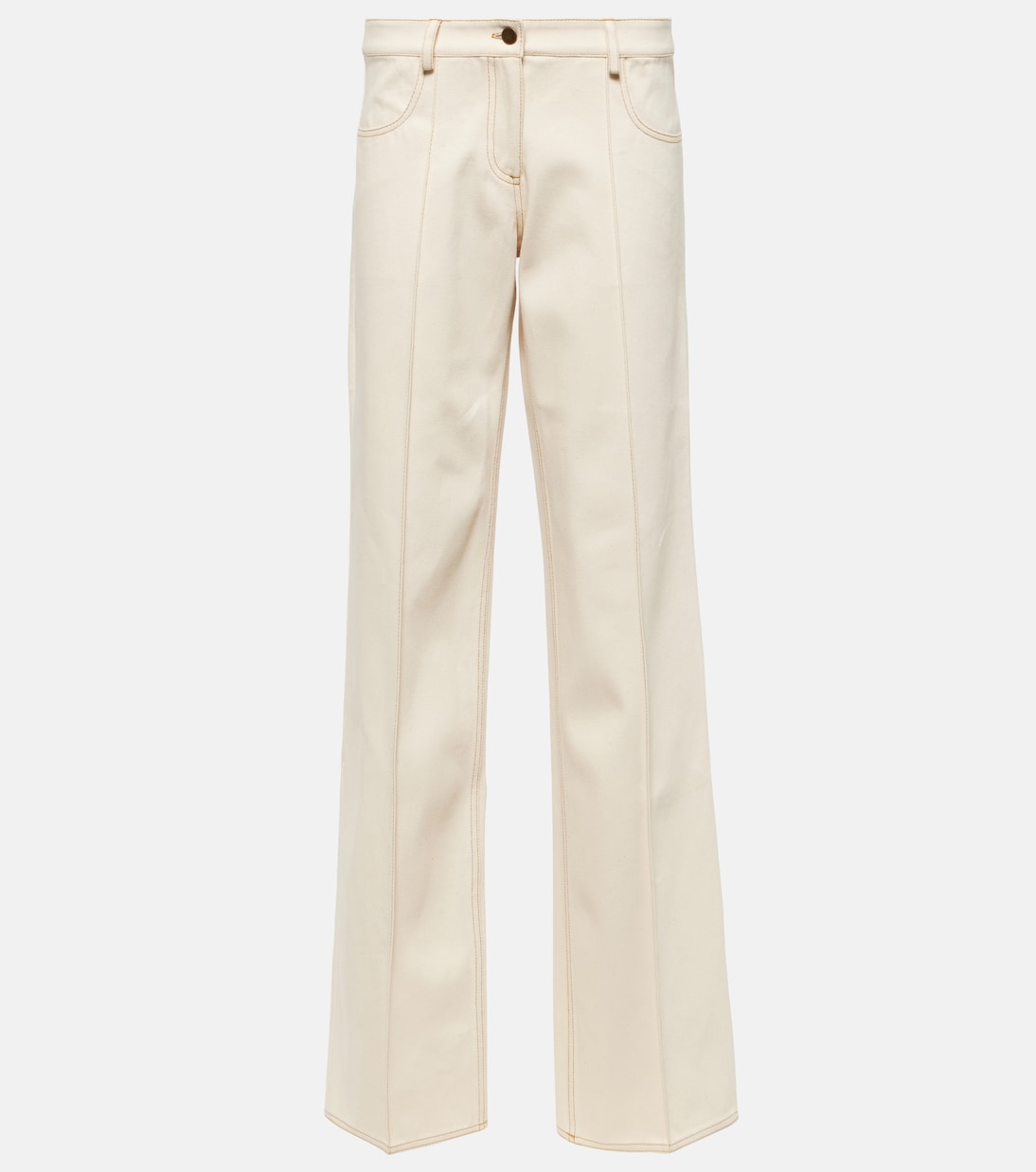 Weite Low-Rise-Hose Tuxis aus Baumwolle | Aya Muse
