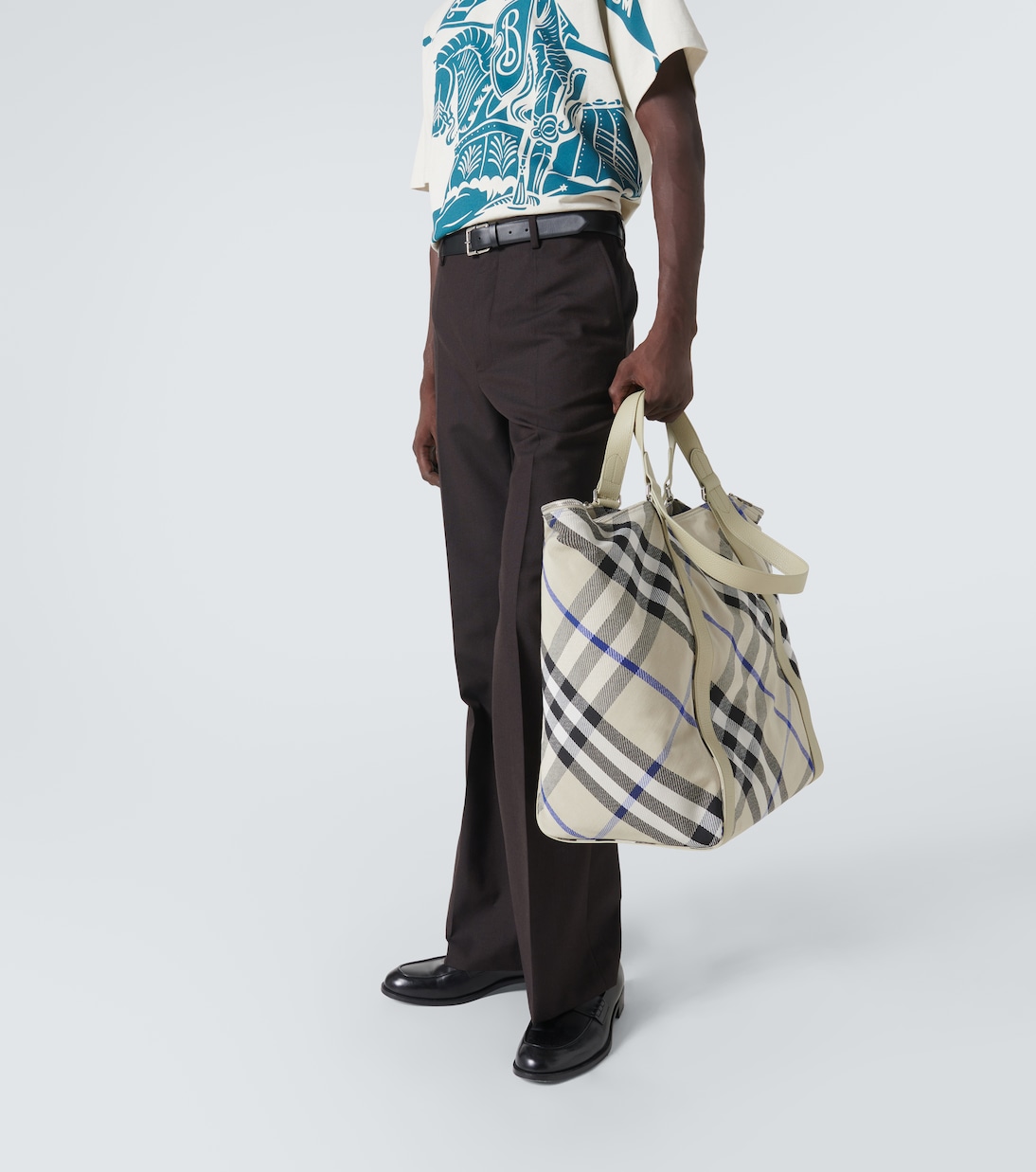 Cabas Burberry Check Large en jacquard | Burberry