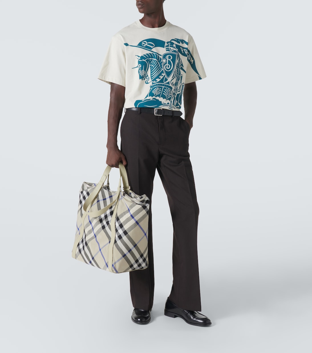 Cabas Burberry Check Large en jacquard | Burberry