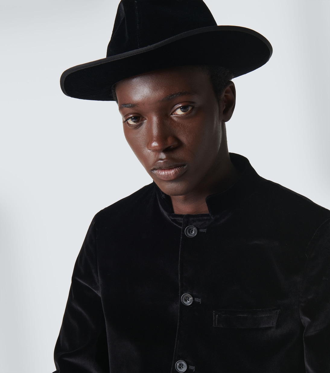 Fedora in velluto | Giorgio Armani
