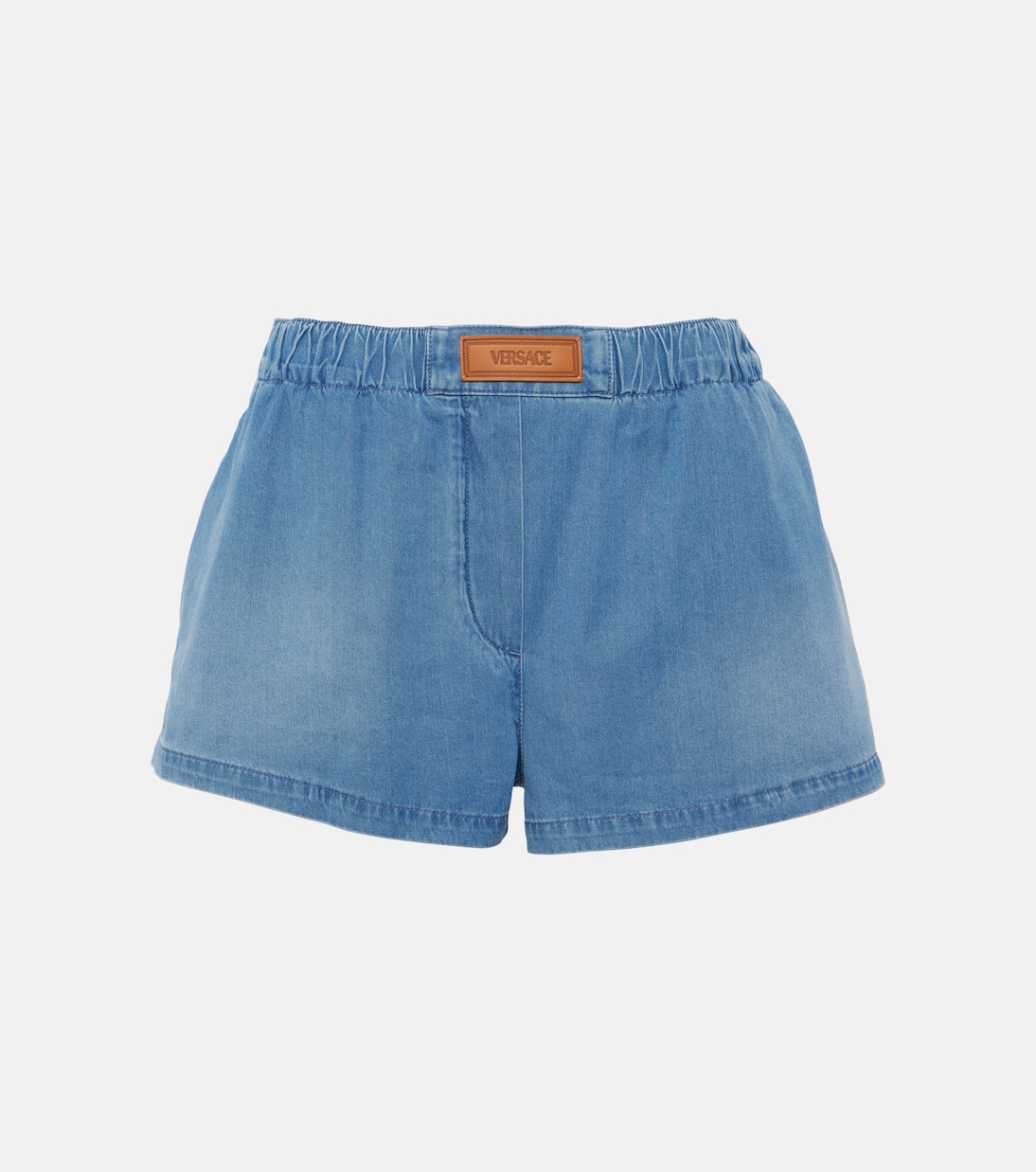 Short en jean à logo | Versace