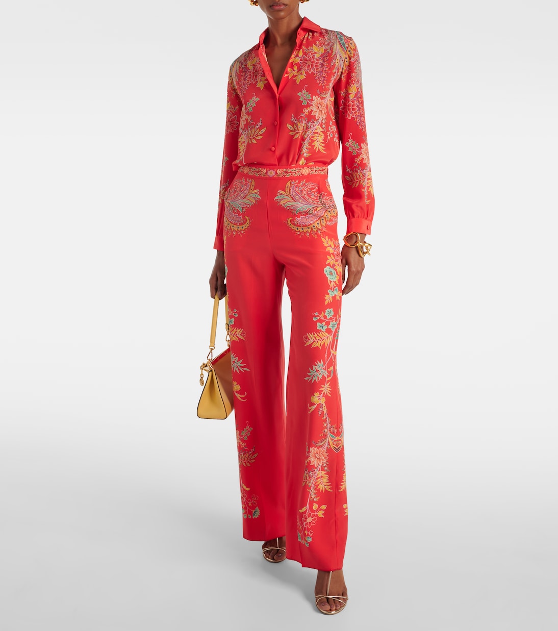 Camicia in crêpe de chine di seta | Etro