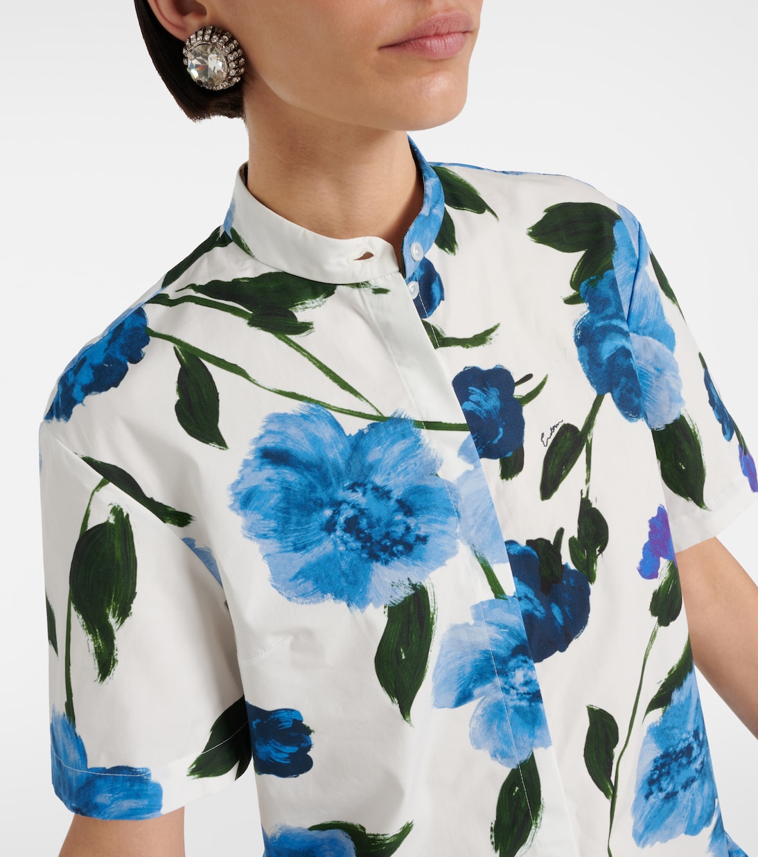 Floral shirt dress | Erdem