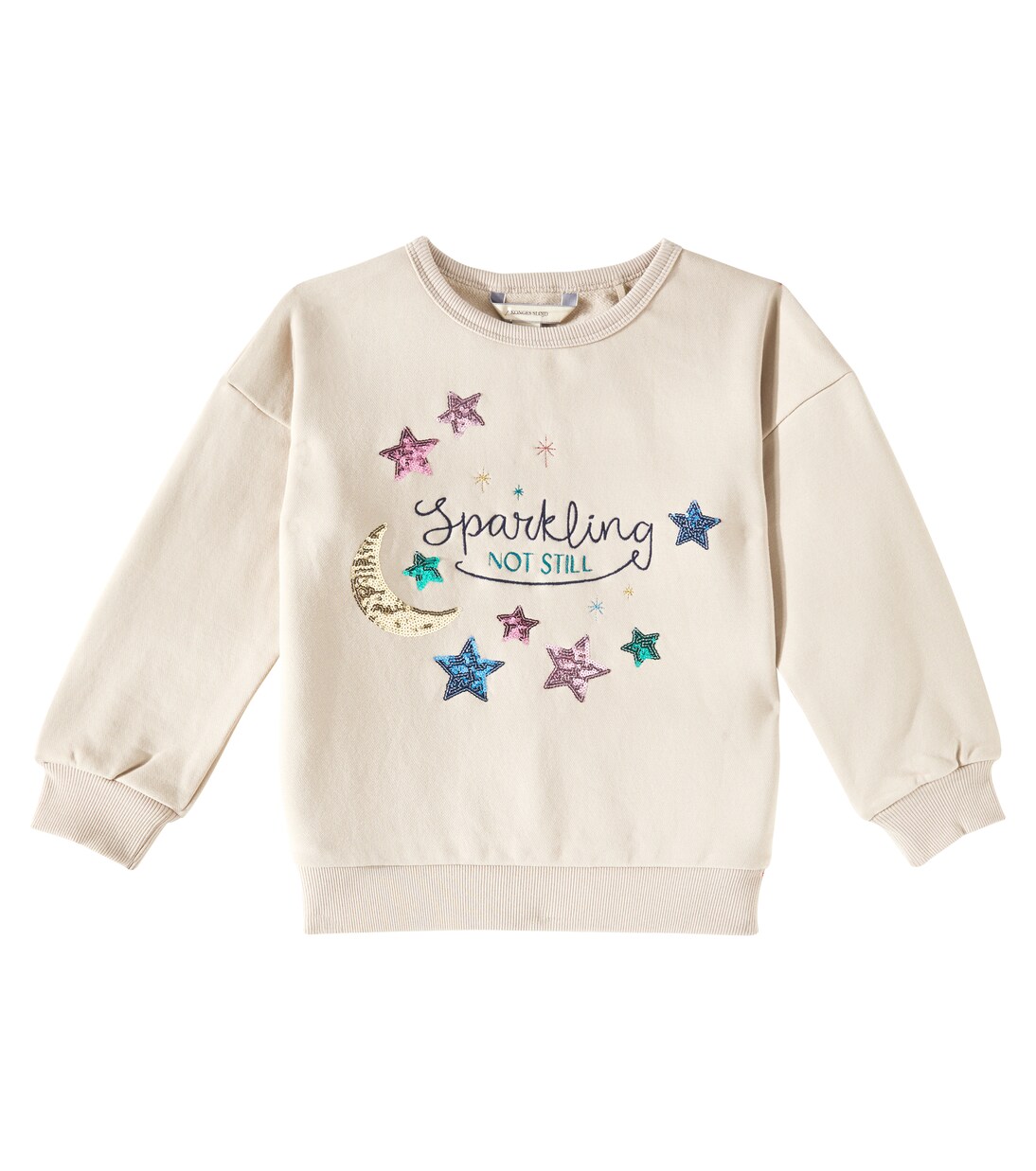 Sweatshirt Lou aus Fleece mit Pailletten | Konges Sløjd