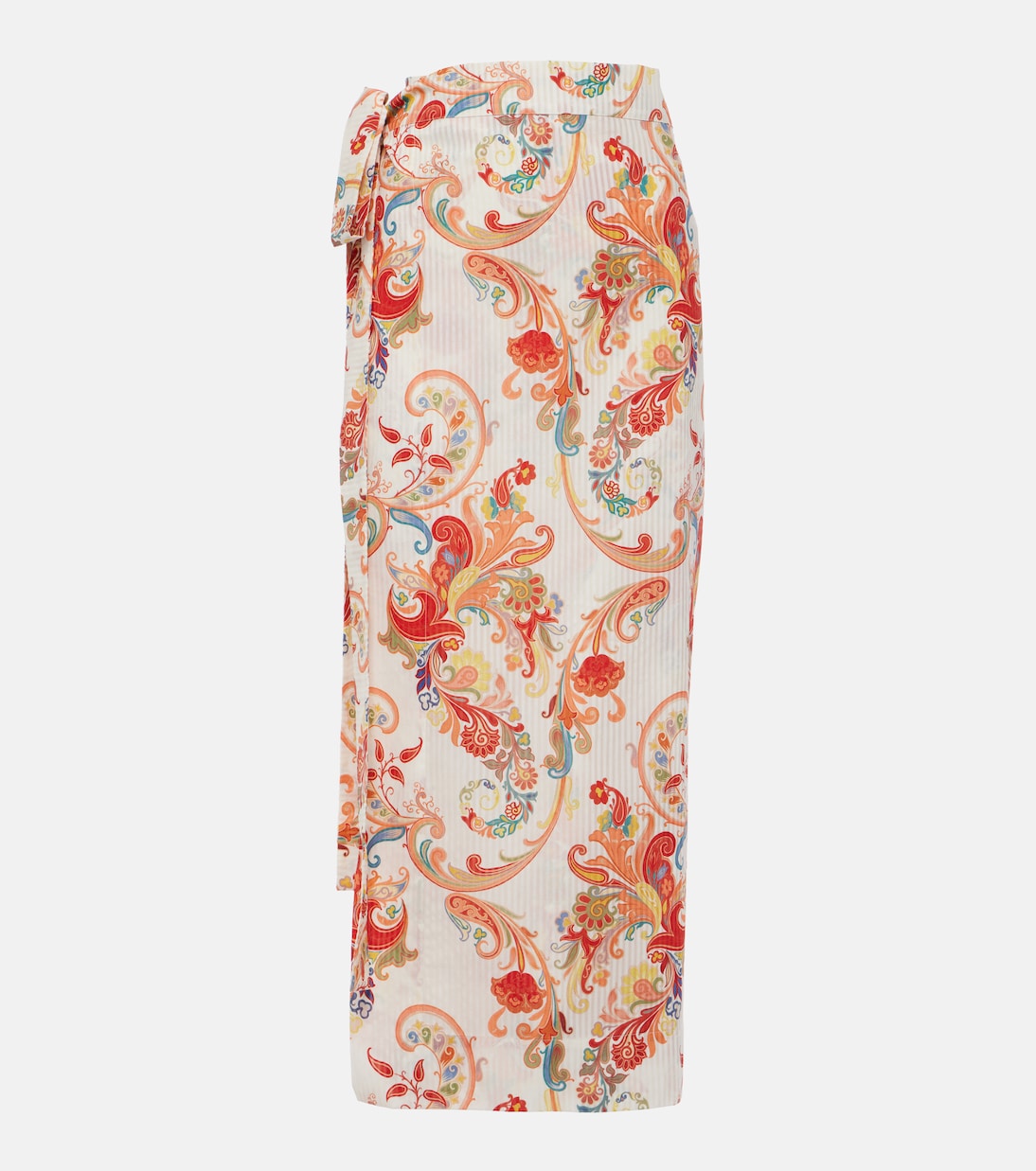 Printed cotton and silk beach cover-up | Etro