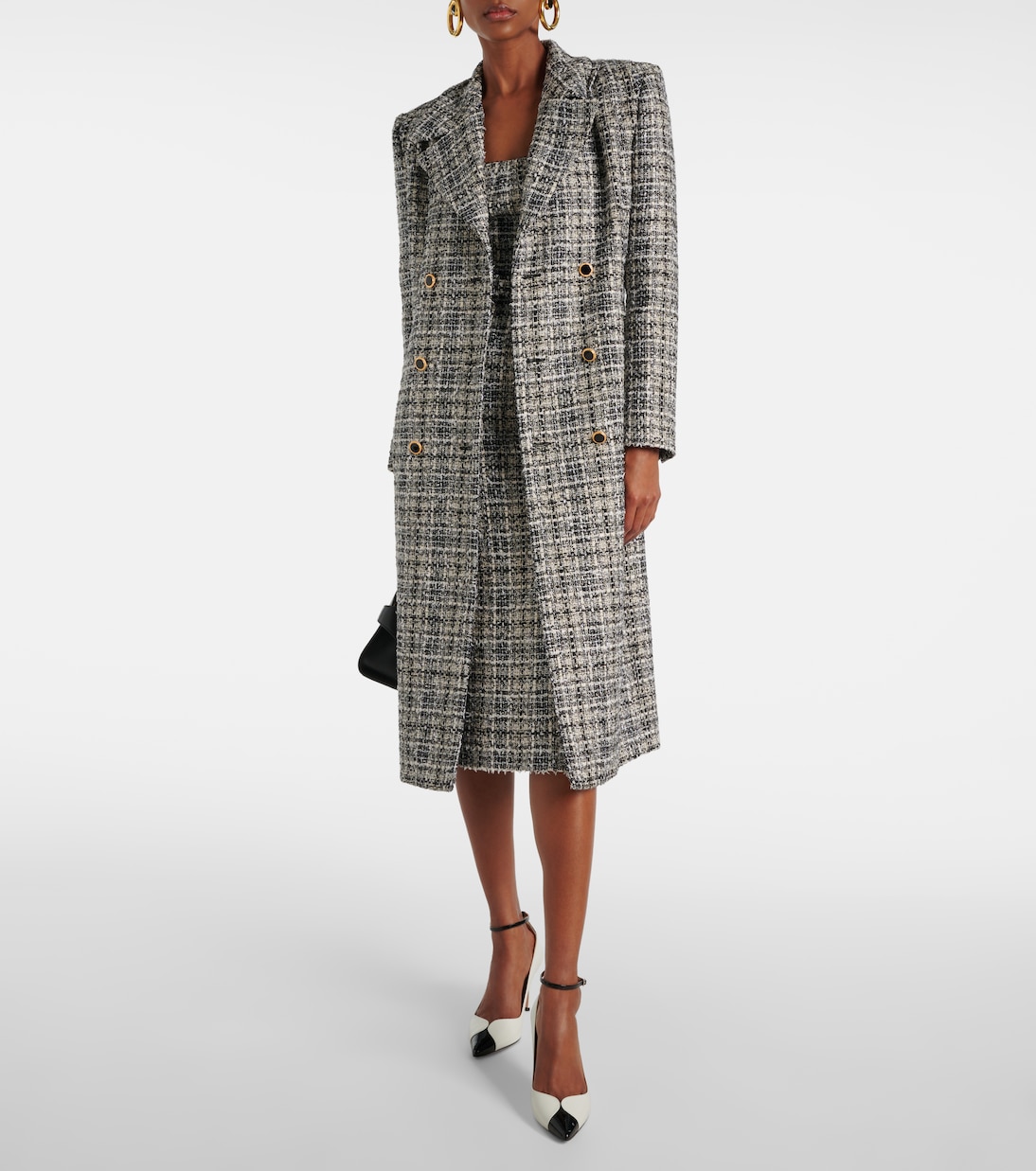 Abrigo de tweed de Lurex® | Alessandra Rich