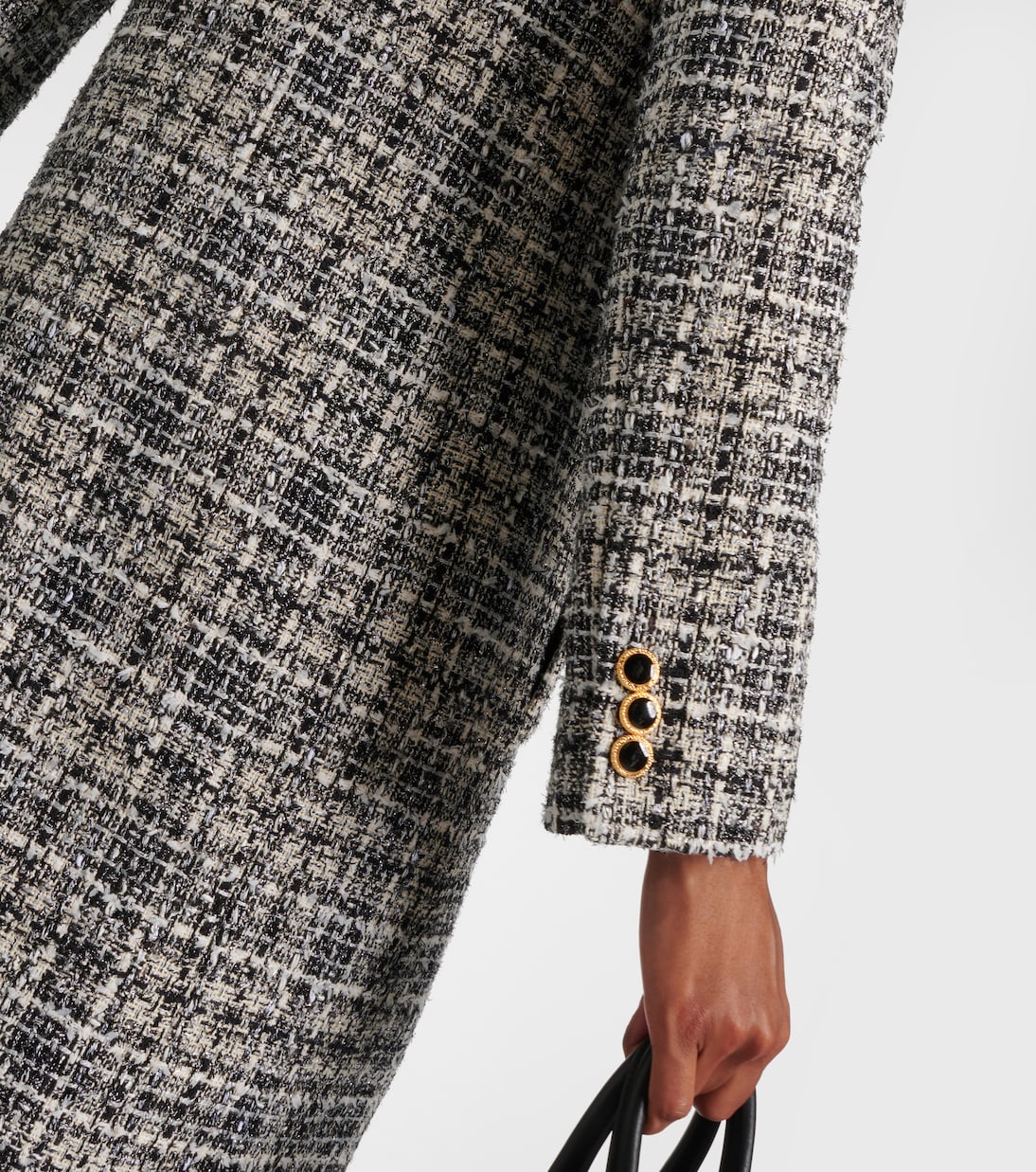 Abrigo de tweed de Lurex® | Alessandra Rich