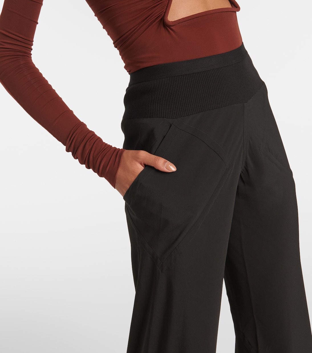 Weite Hose aus Samt | Rick Owens