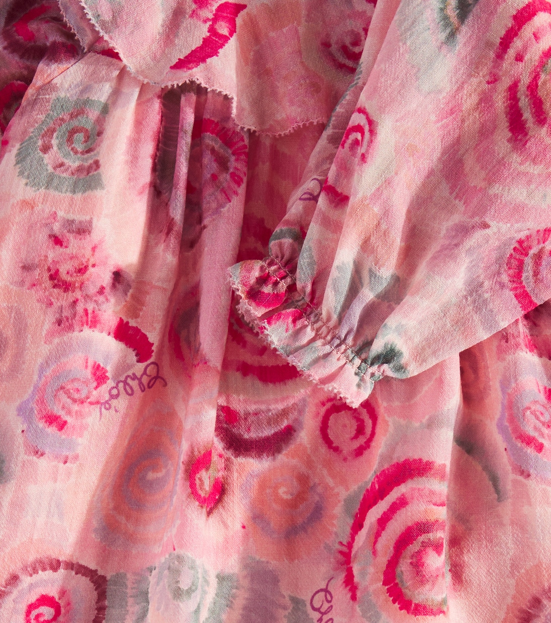 Baby ruffled floral wool dress | Chloé Kids