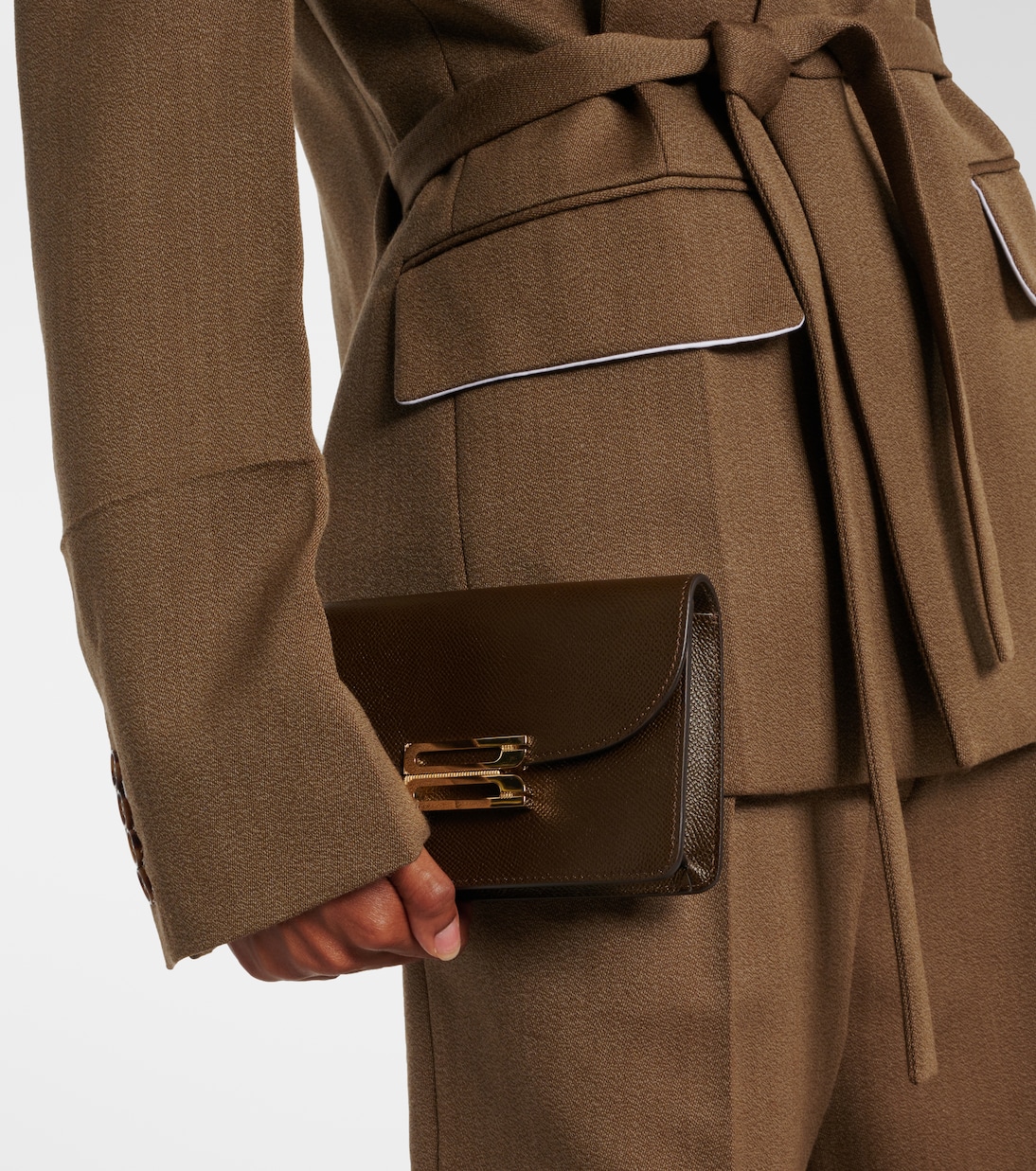 Leather shoulder bag | Victoria Beckham
