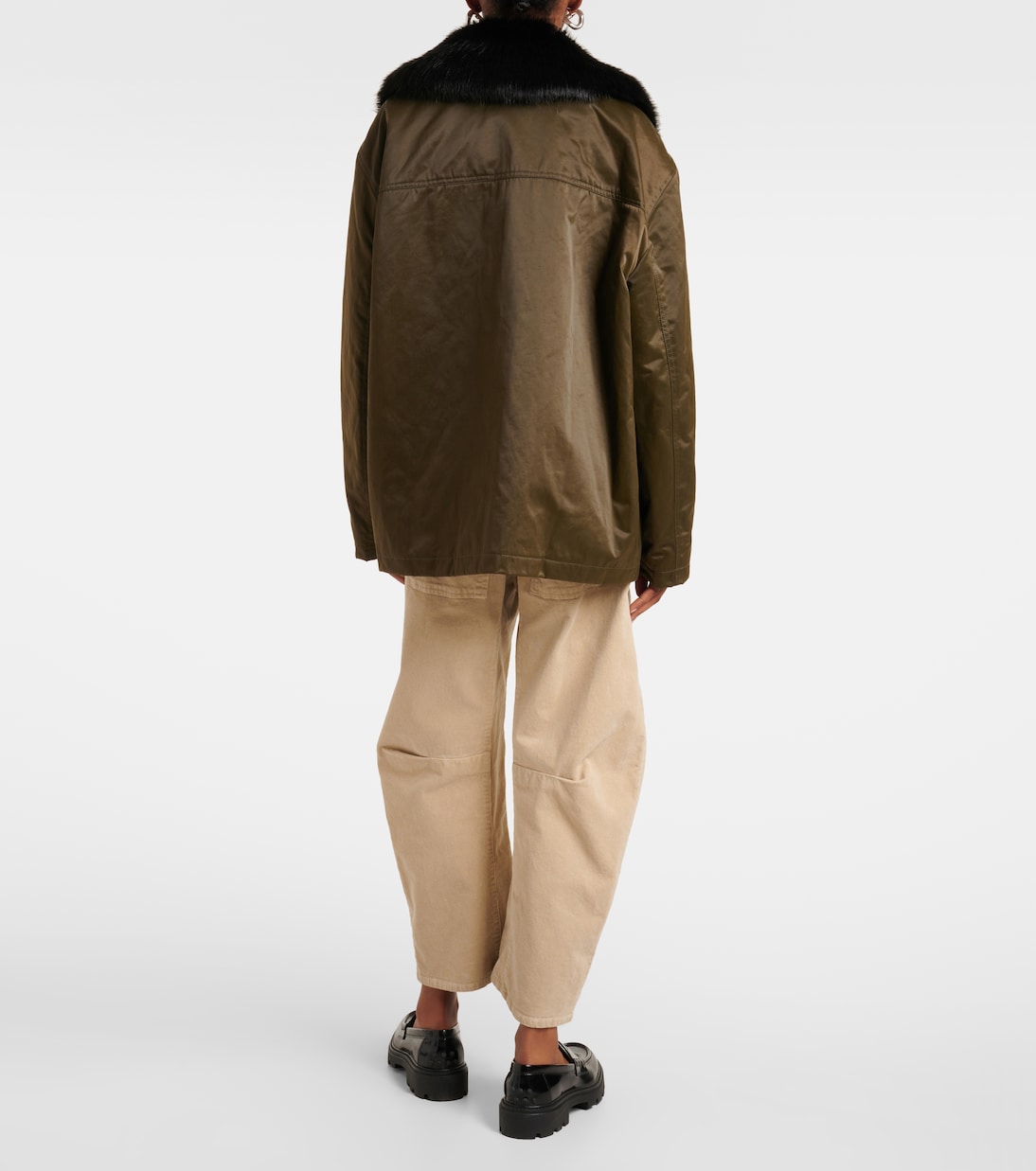 Jacke Blaise mit Faux Fur | Nili Lotan