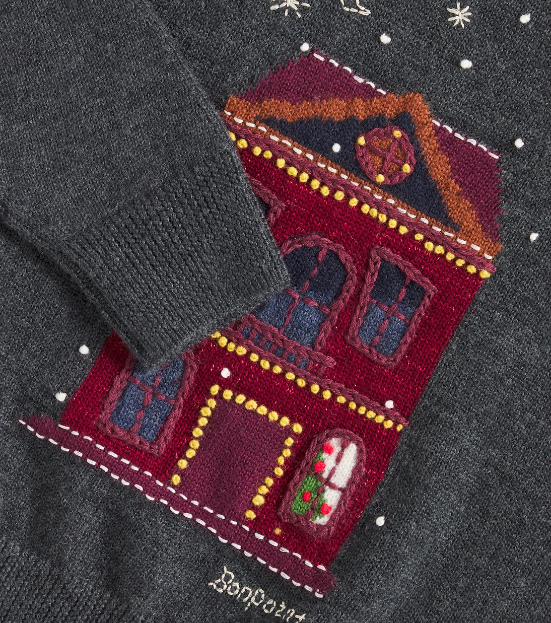 Pullover Anumati in lana con ricamo | Bonpoint
