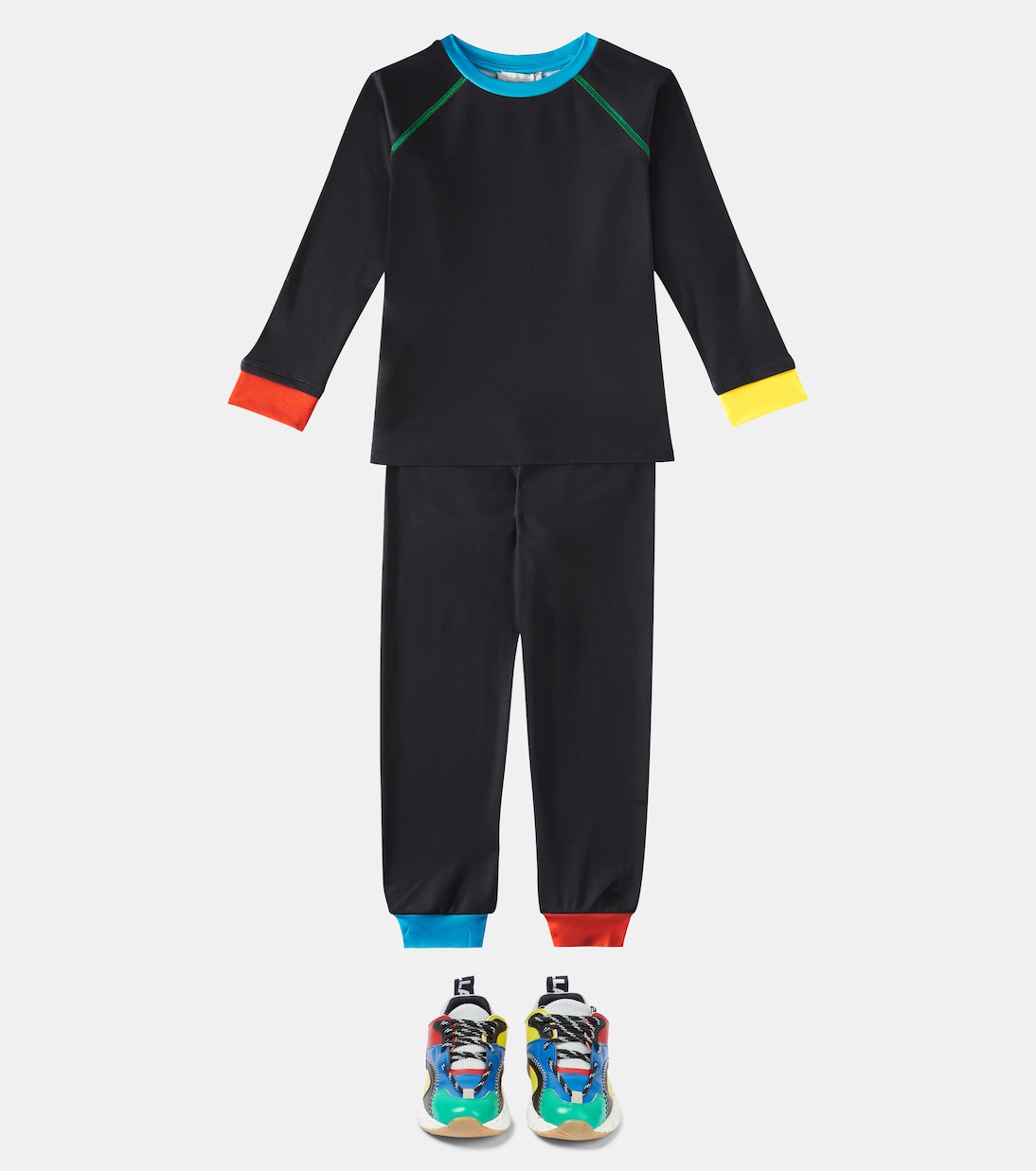 Jersey sweatshirt and sweatpants set | Stella McCartney Kids