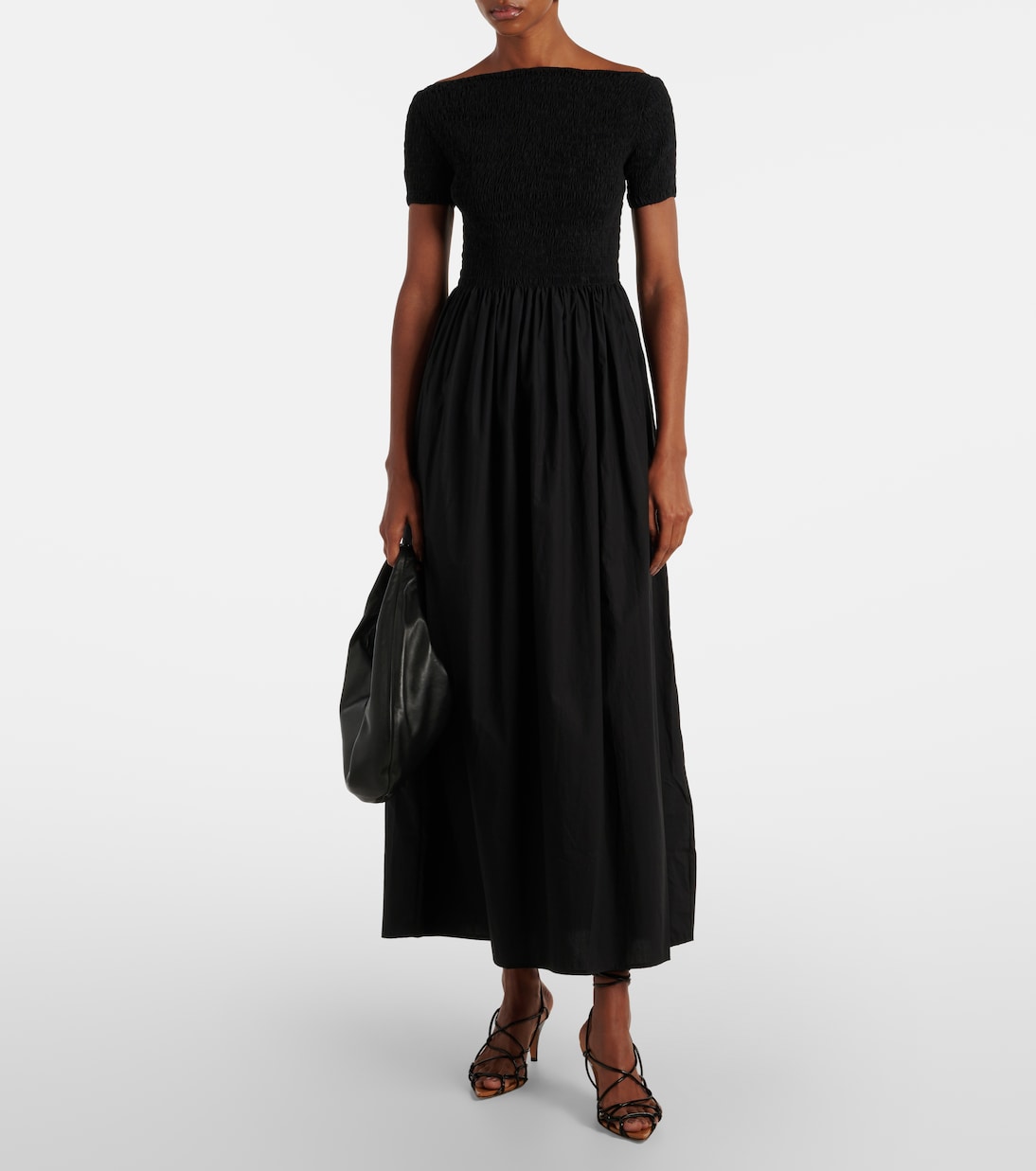 Off-Shoulder-Maxikleid aus Baumwolle | Faithfull