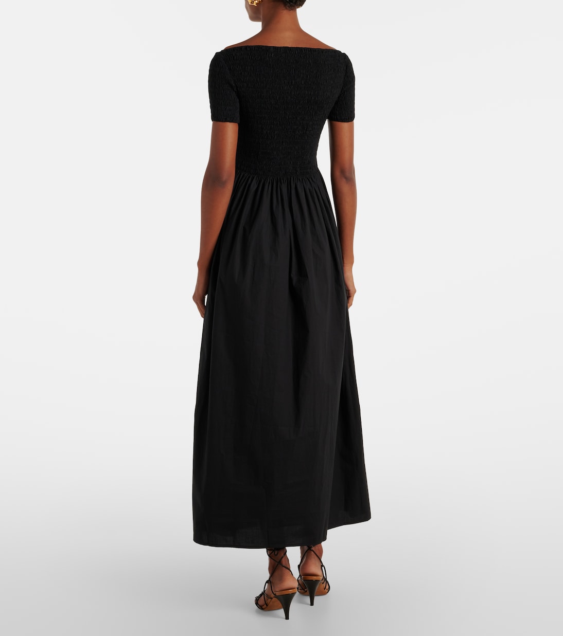 Off-Shoulder-Maxikleid aus Baumwolle | Faithfull