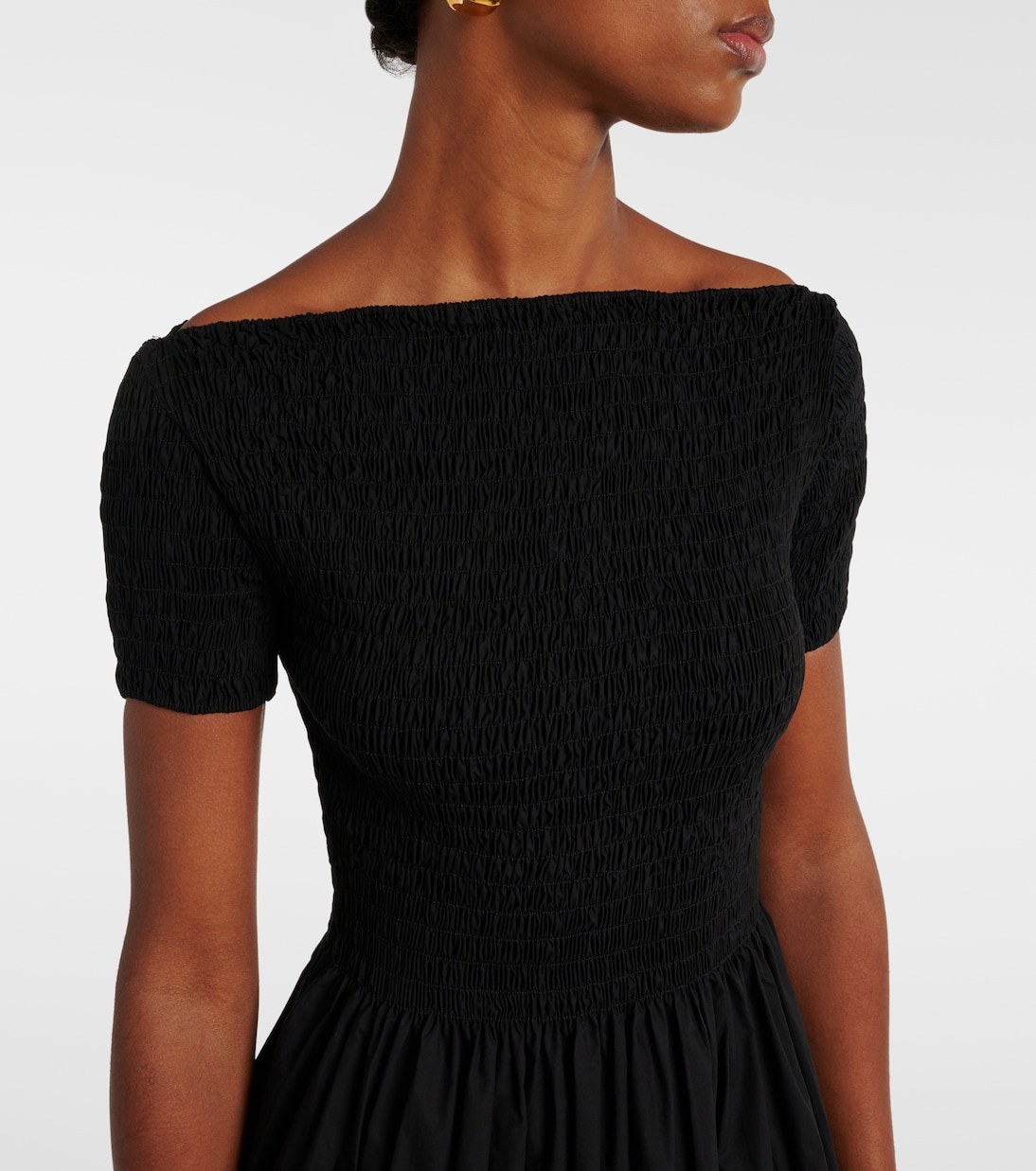 Off-Shoulder-Maxikleid aus Baumwolle | Faithfull