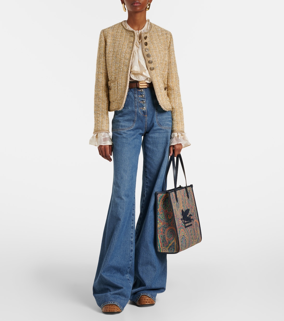 Love Trotter Pegaso Medium jacquard shopper | Etro