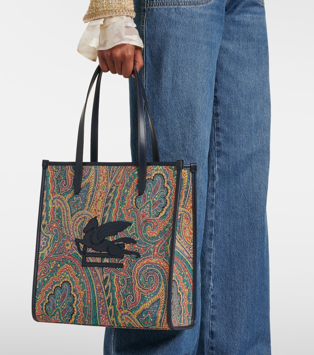 Love Trotter Pegaso Medium jacquard shopper | Etro